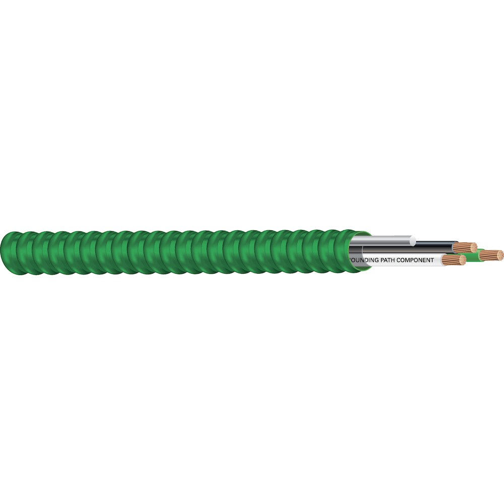 Armorlite 125-ft 10 / 2 Solid Aluminum MC (Metal Clad) Cable