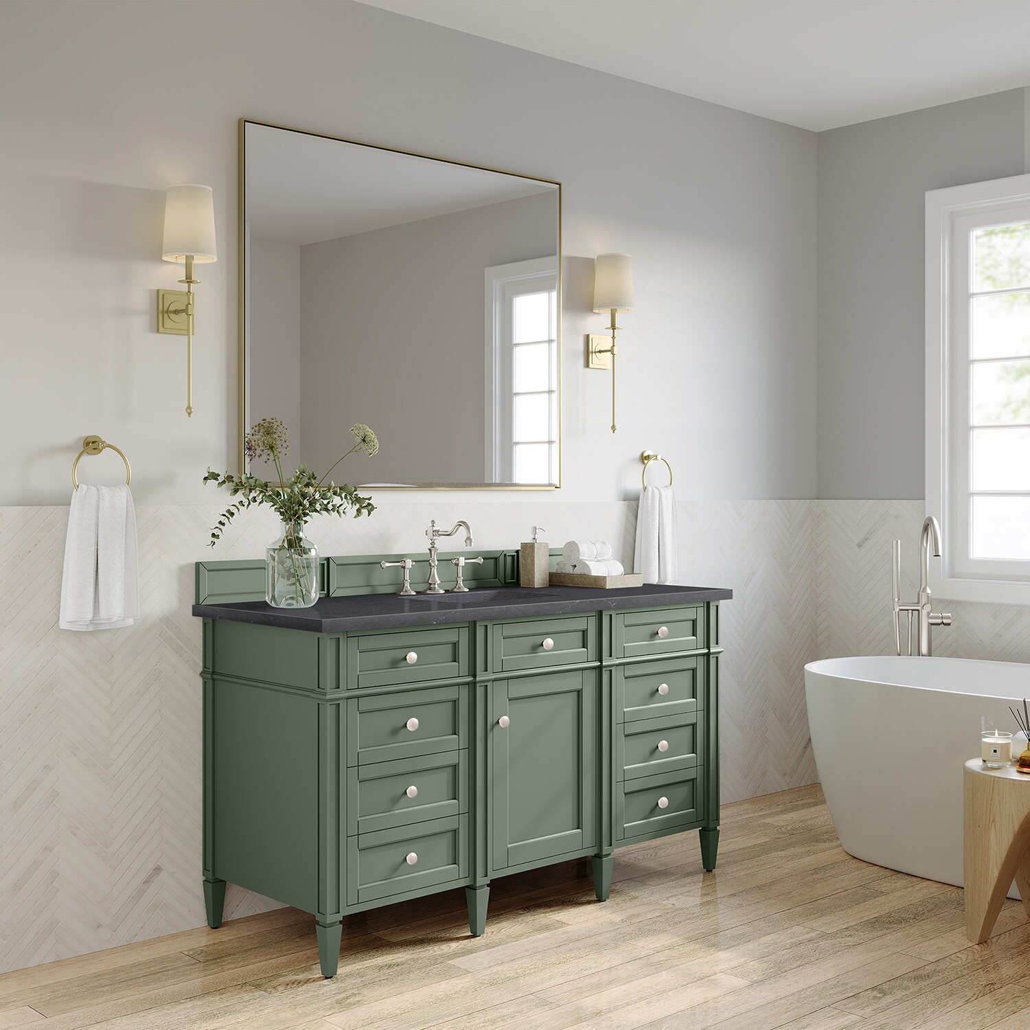 James Martin Vanities 650-V60S-SC-3CSP Bath-Vanity-Combo - View #3