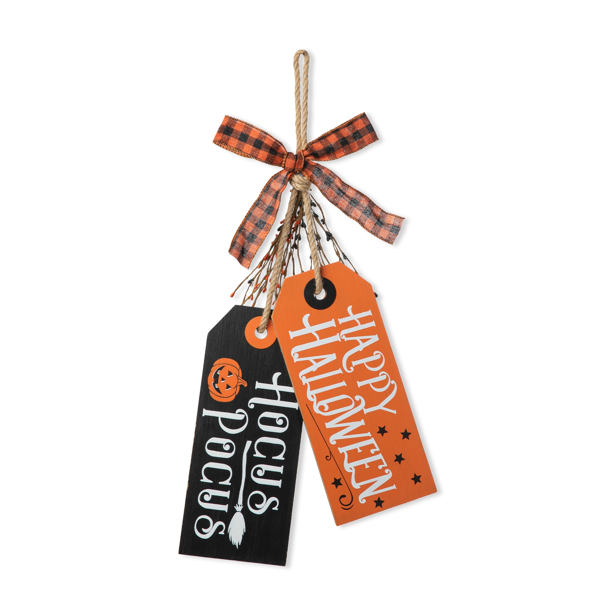 Glitzhome GH2030200003 24.75-Inches Hanging Happy halloween Door decoration
