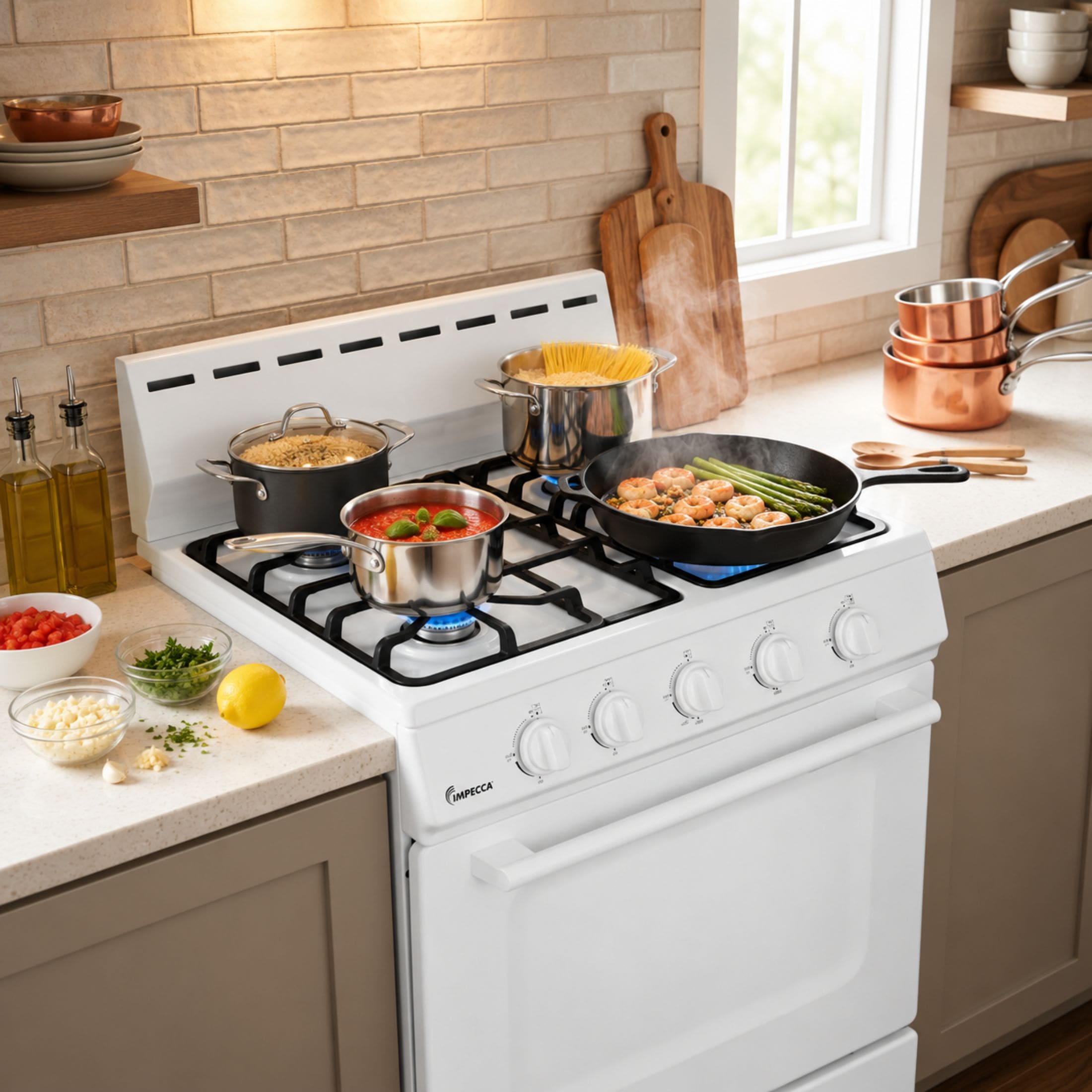Impecca WIGR2411WW697 Freestanding-Gas-Ranges - View #3
