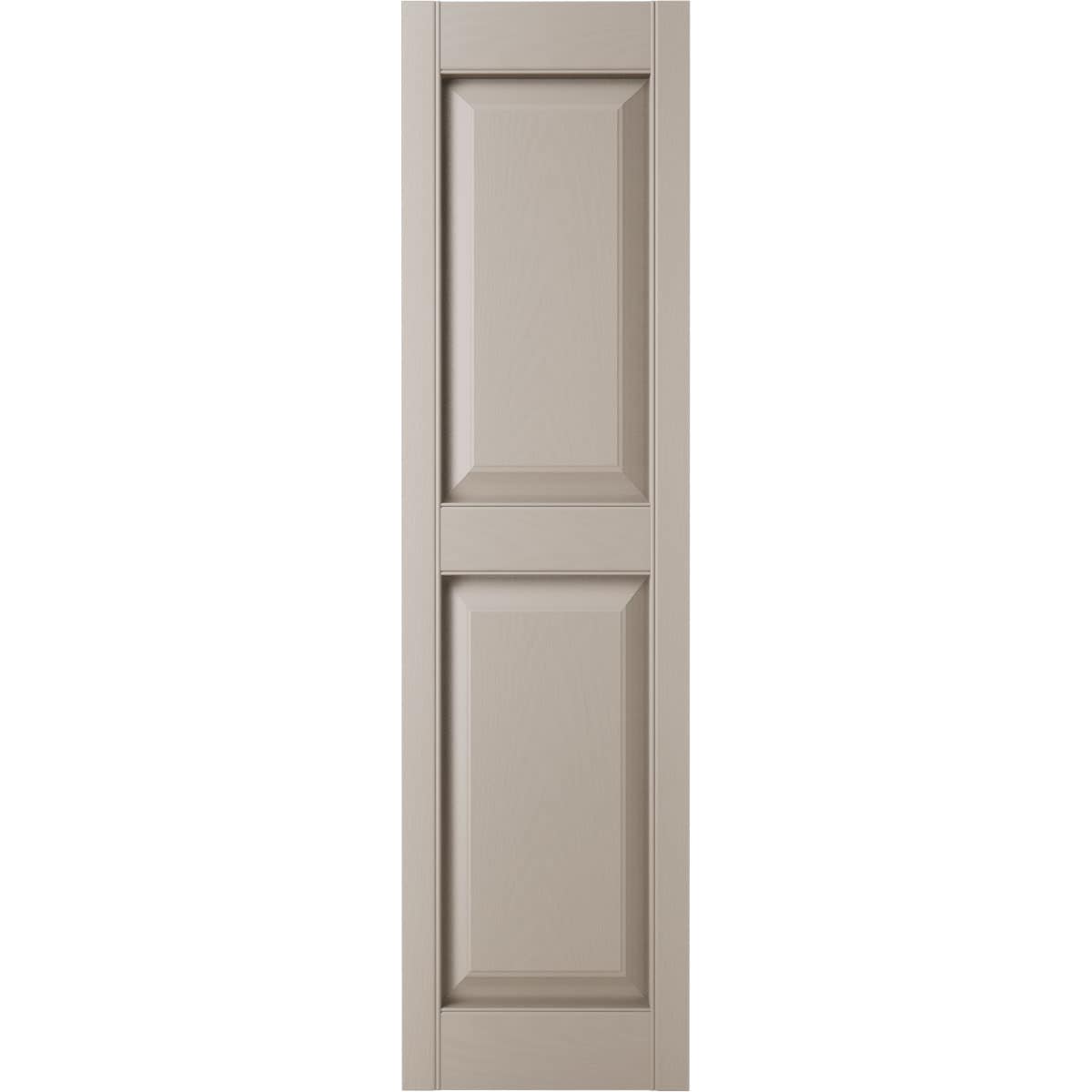 Ekena Millwork LP2S14X08000CL 14.75-in W x 80-in H Clay Raised panel Exterior Shutters ( 2 -Pack )