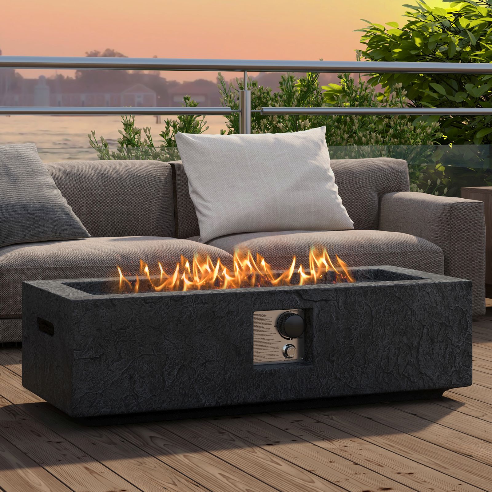 Slickblue D-CO-28021PN Outdoor-Gas-Firepits - View #4