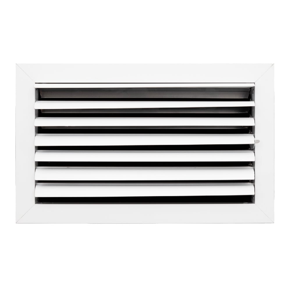 ACLaminaire L-CL 1 M 14X8 8-in x 14-in 1-way Aluminum Ceiling Diffuser in White