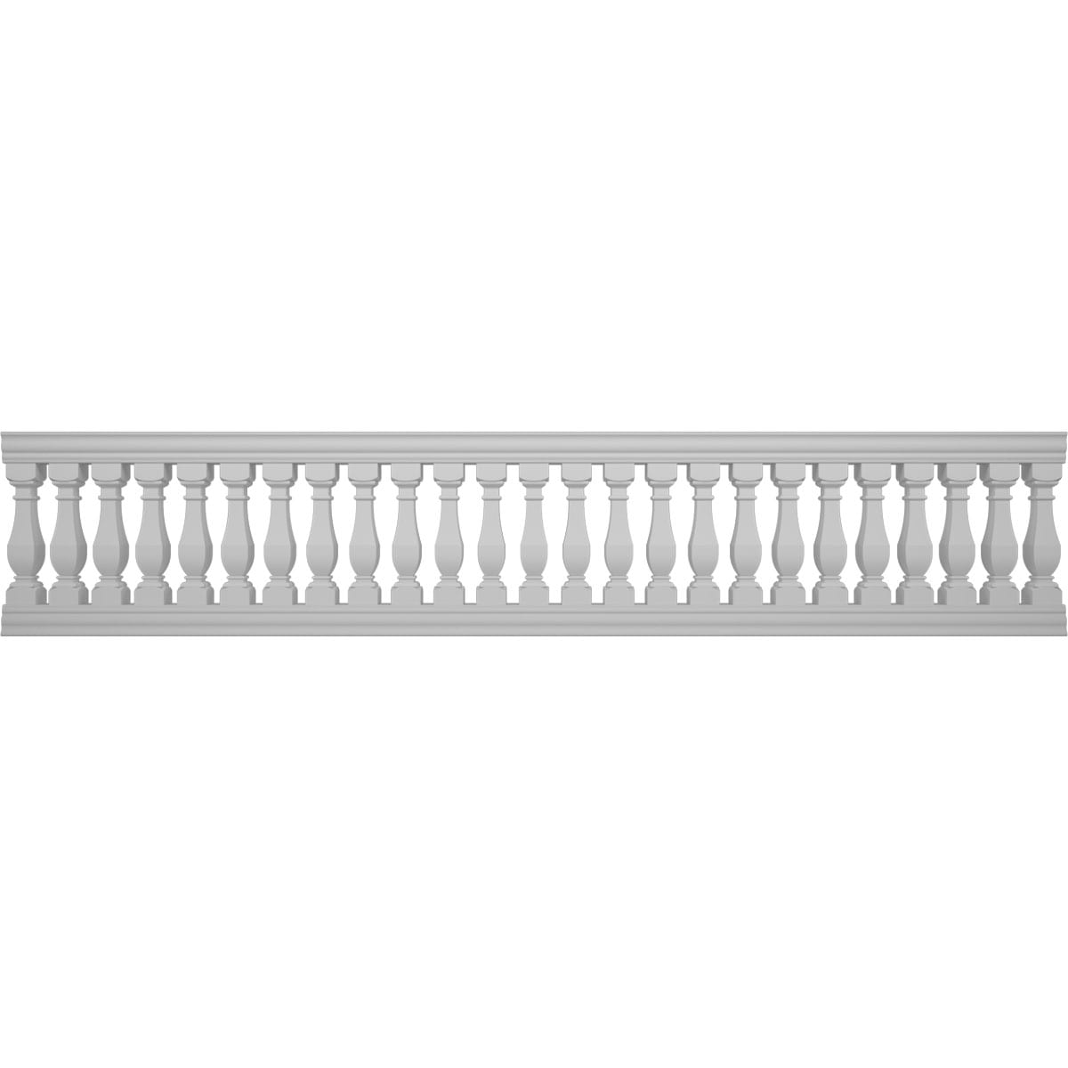Ekena Millwork BALK38X180ACG FiberThane 16-Feet x 38-Inches Arcadian Fiberglass Deck Rail Kit
