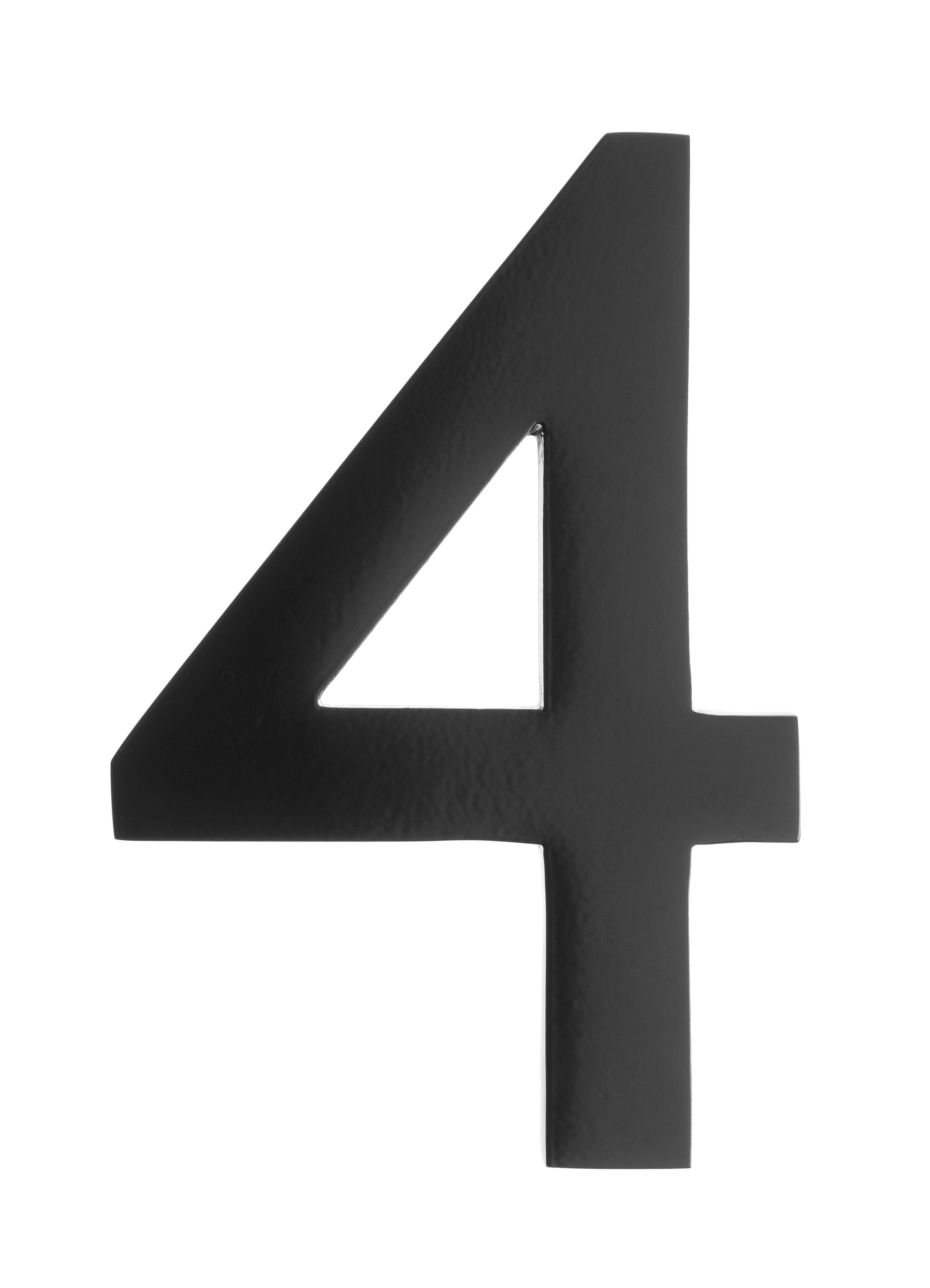 Architectural Mailboxes 3585B-4 5-in Black Number 4