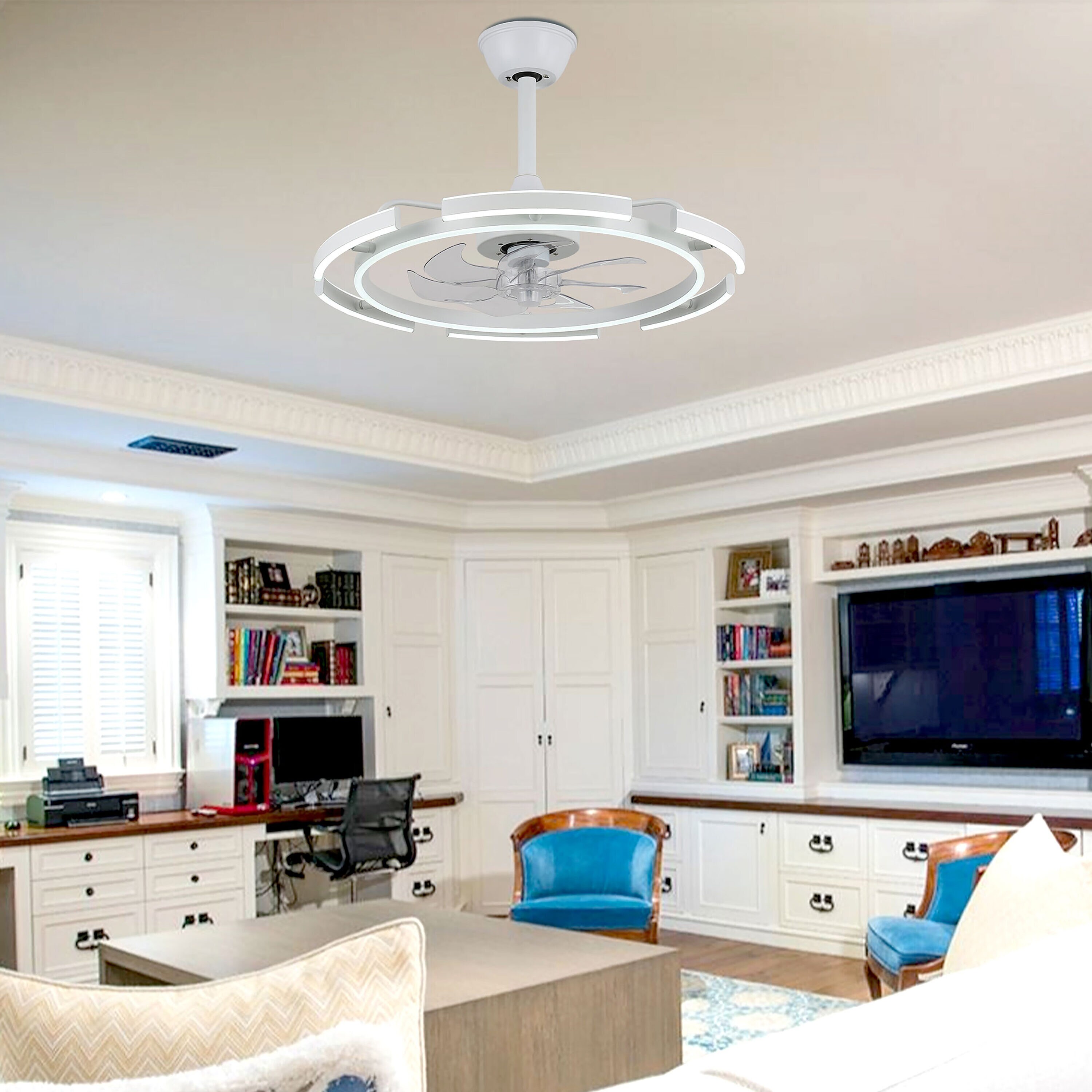 Oaks Decor DC2405-W Ceiling-Fans - View #4