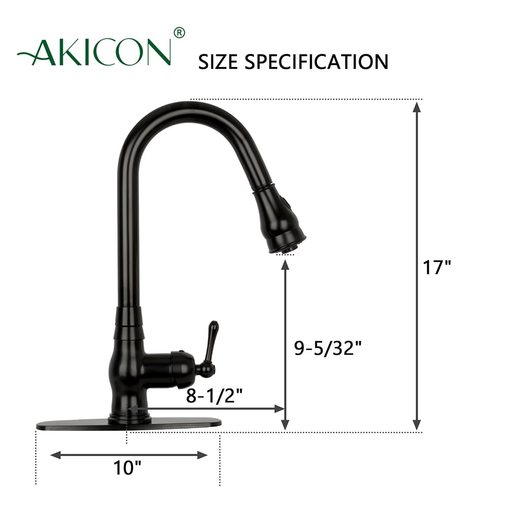 Akicon AK418-MB Kitchen-Faucets - View #7