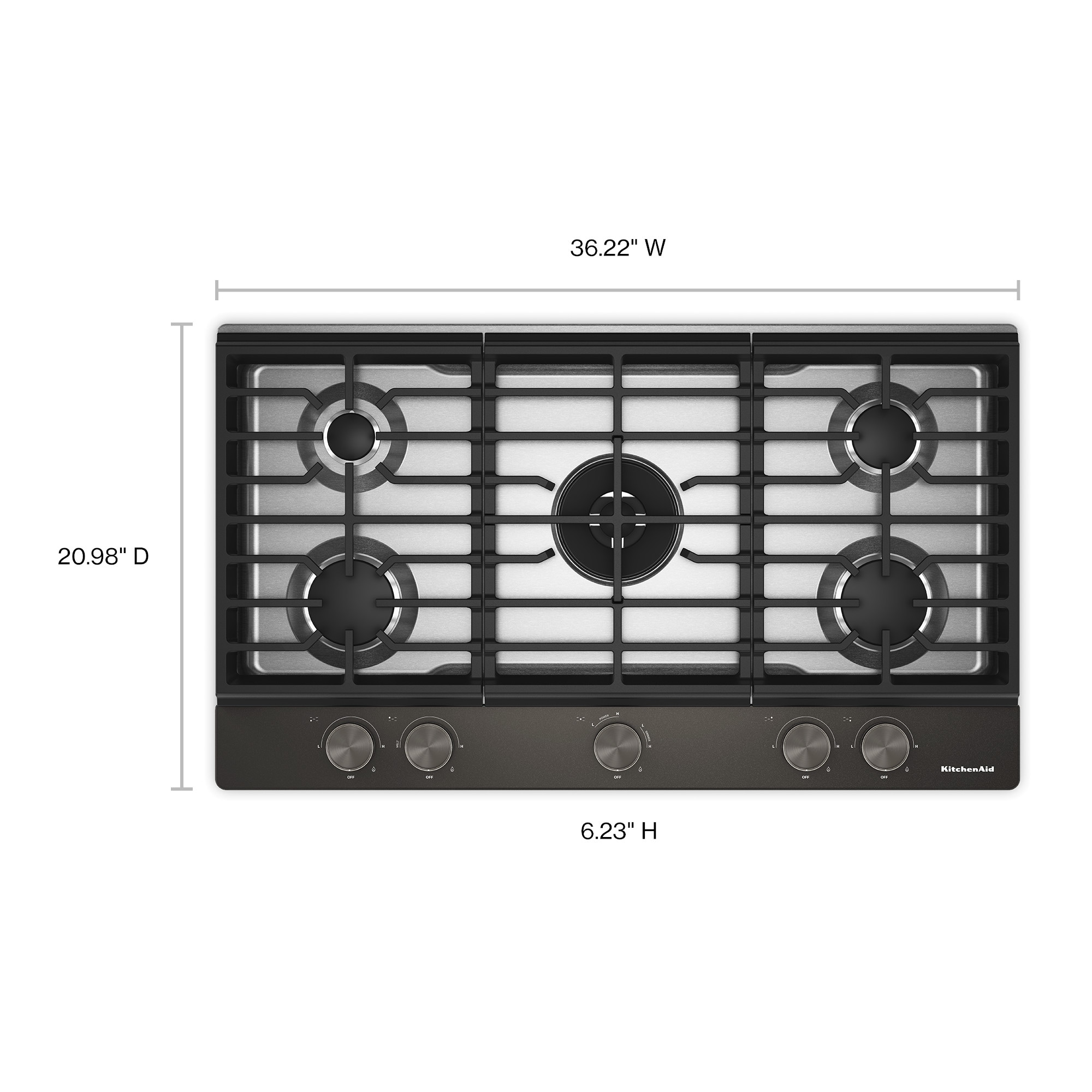 KitchenAid KCGK736SBE Gas-Cktp - View #2
