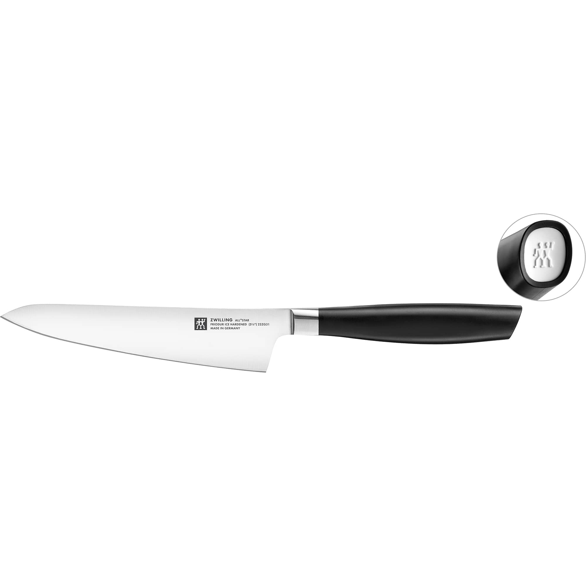 Zwilling All Star 5.5-inch Prep Knife - White End Cap #33831-144