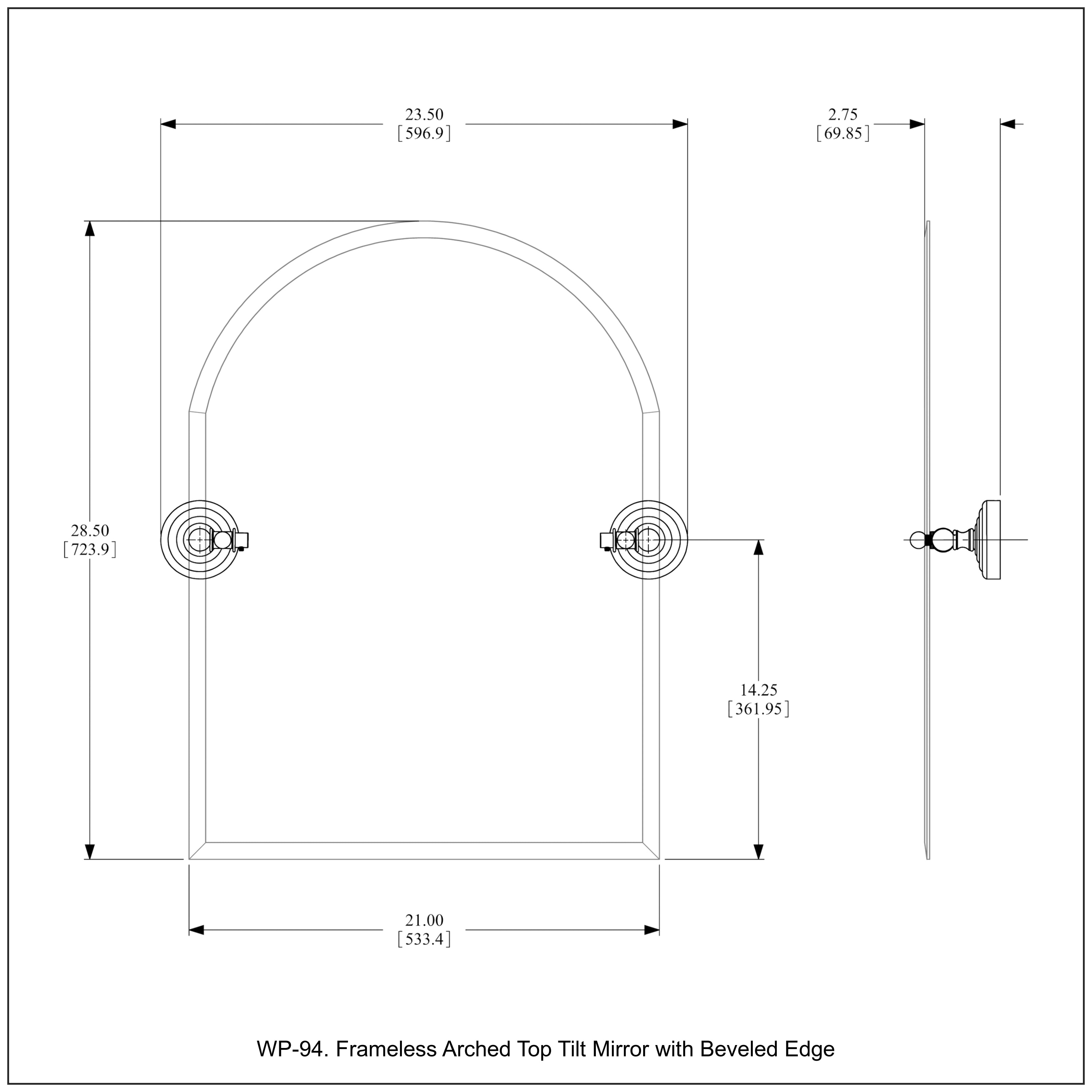 Allied Brass WP-94-SCH Framed-Bath-Mirrors - View #3