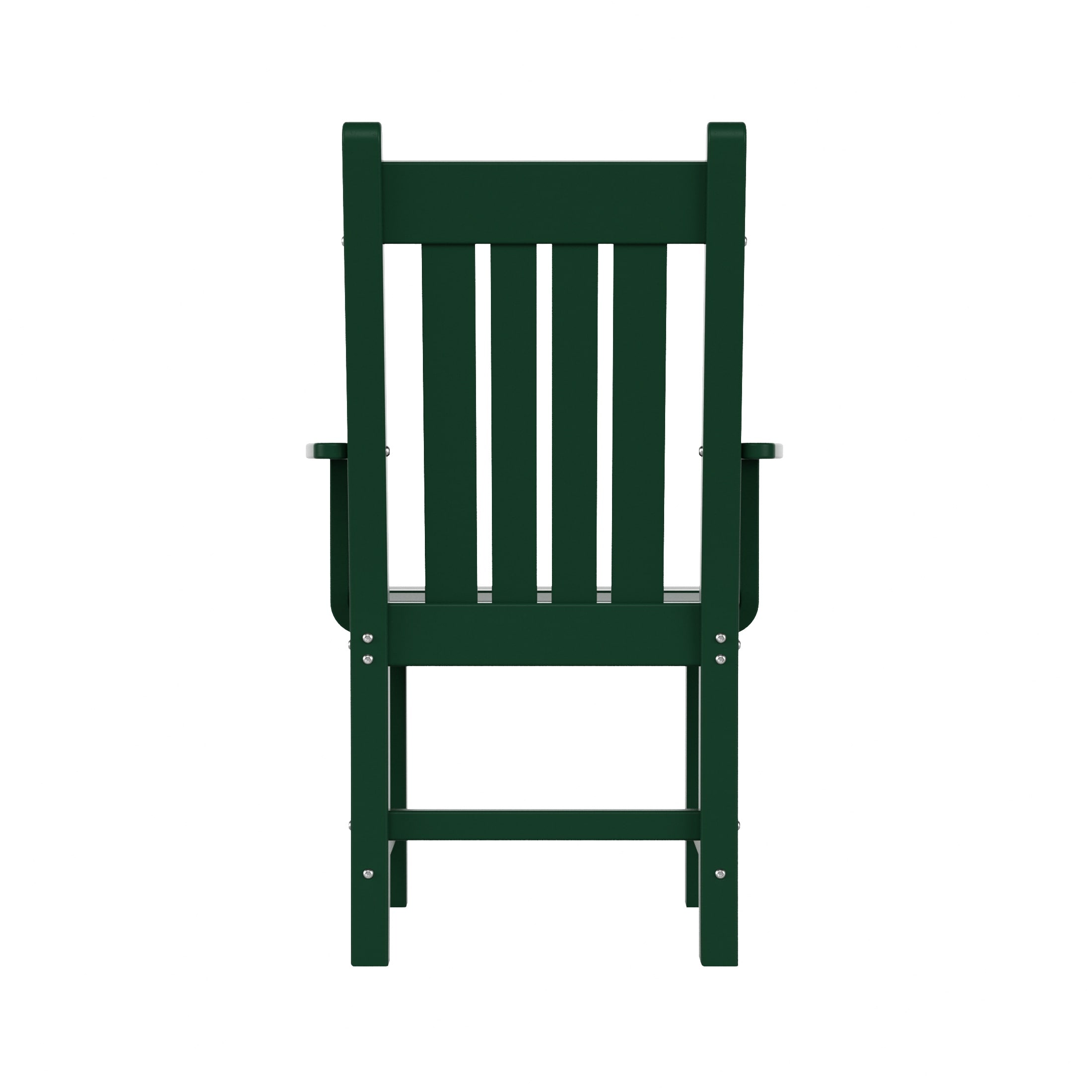 Laguna Dark Green Outdoor Patio Dining Armchair