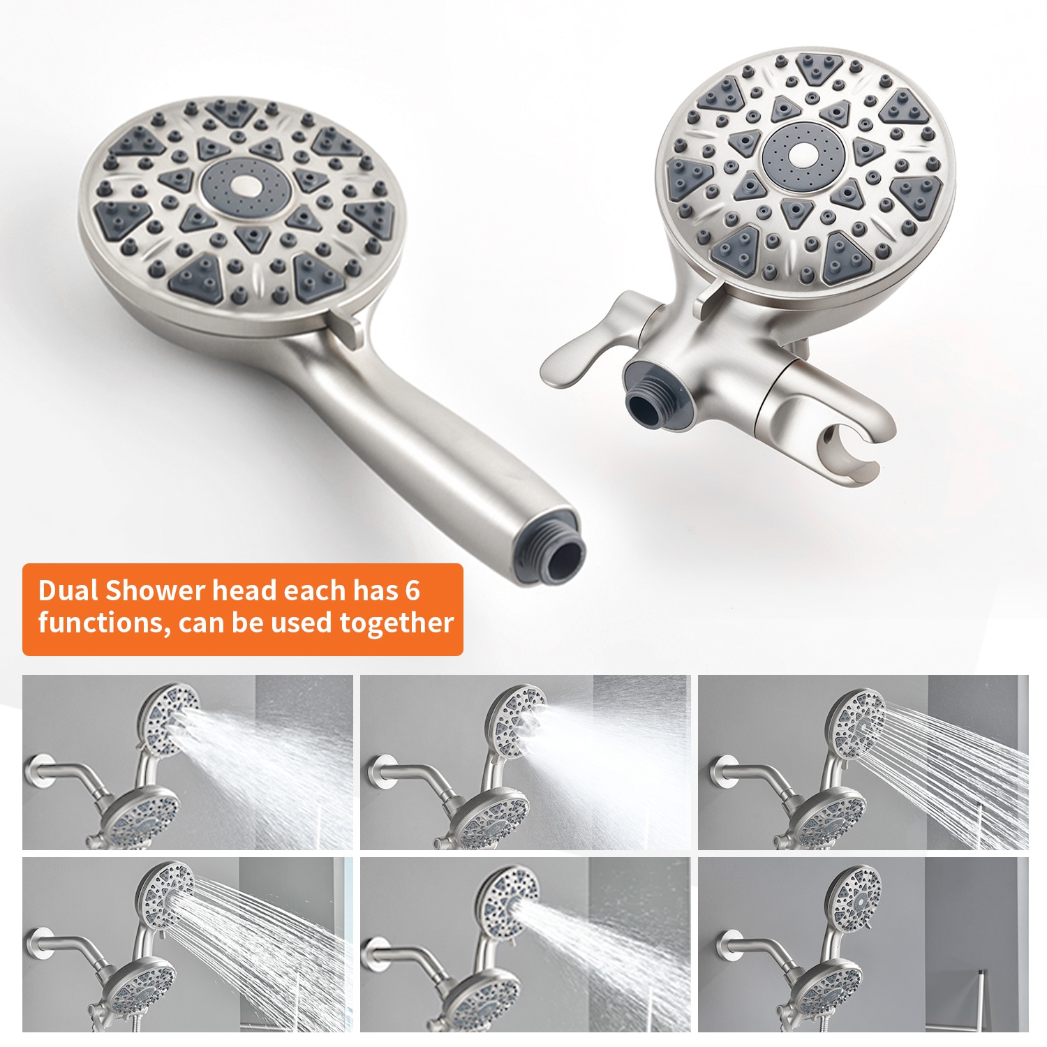 WELLFOR YBT1204HNS Showerhead-Bar-Panels - View #6