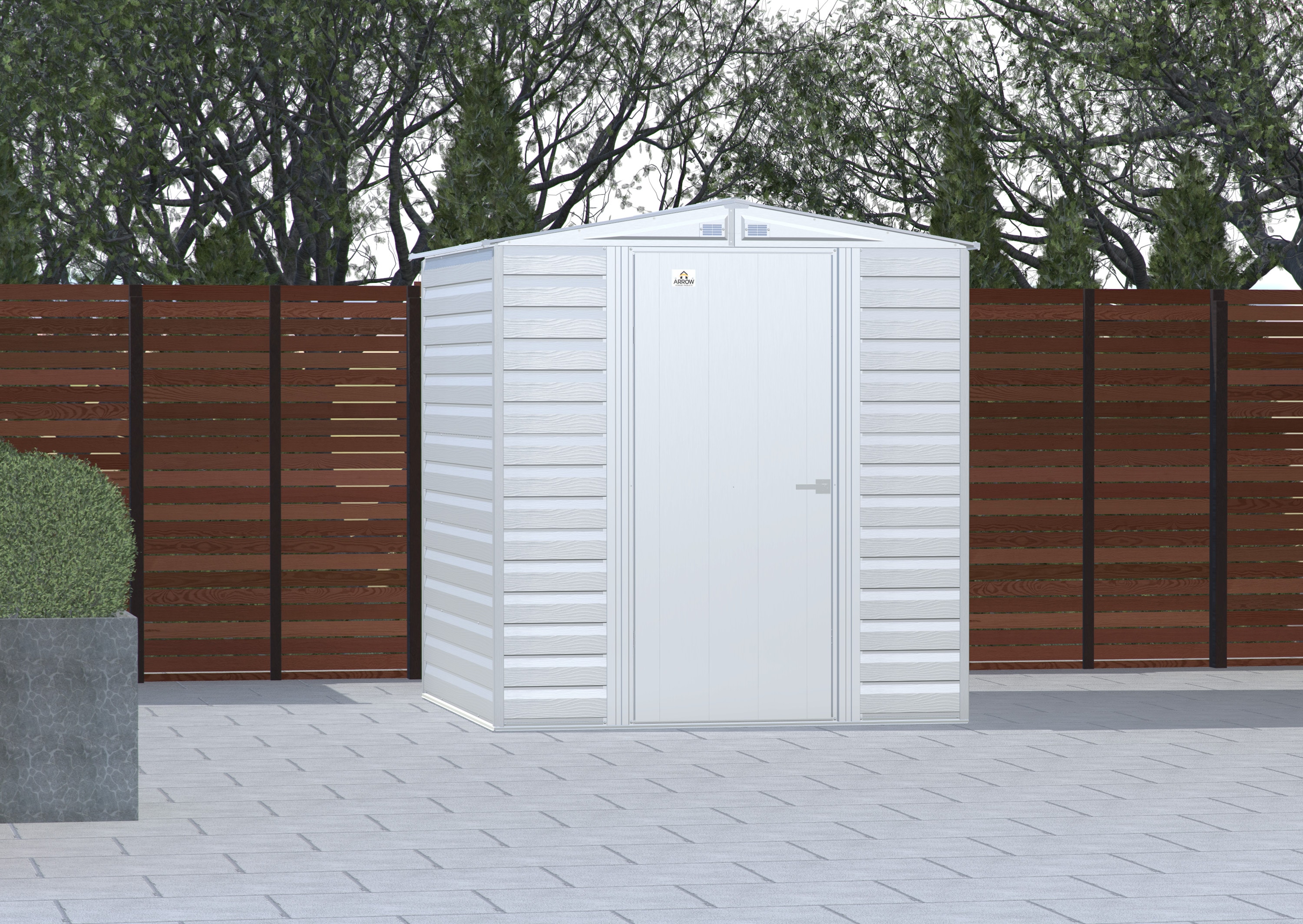 Arrow SCG67FG 6-ft x 7-ft Select Galvanized steel Storage Shed