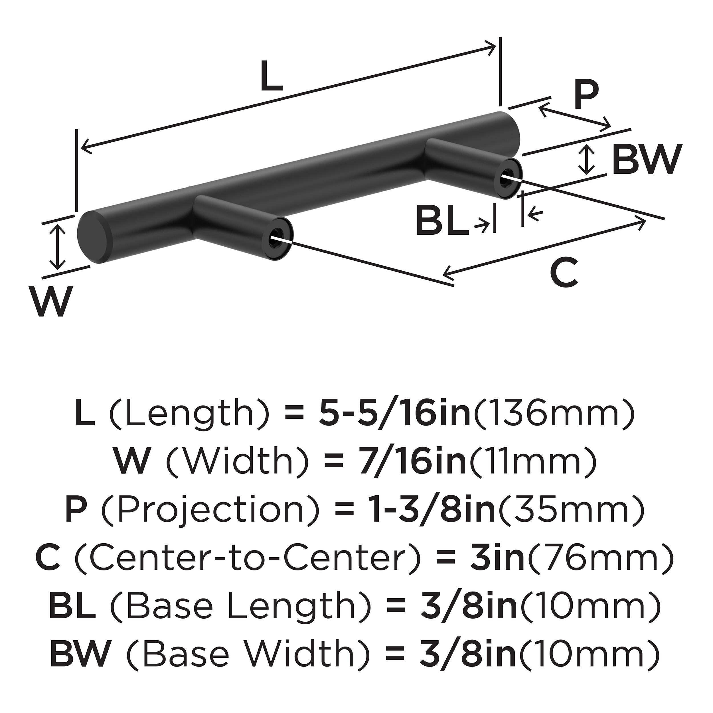 Amerock 10VMP37240MB Cabinet-Pulls - View #4