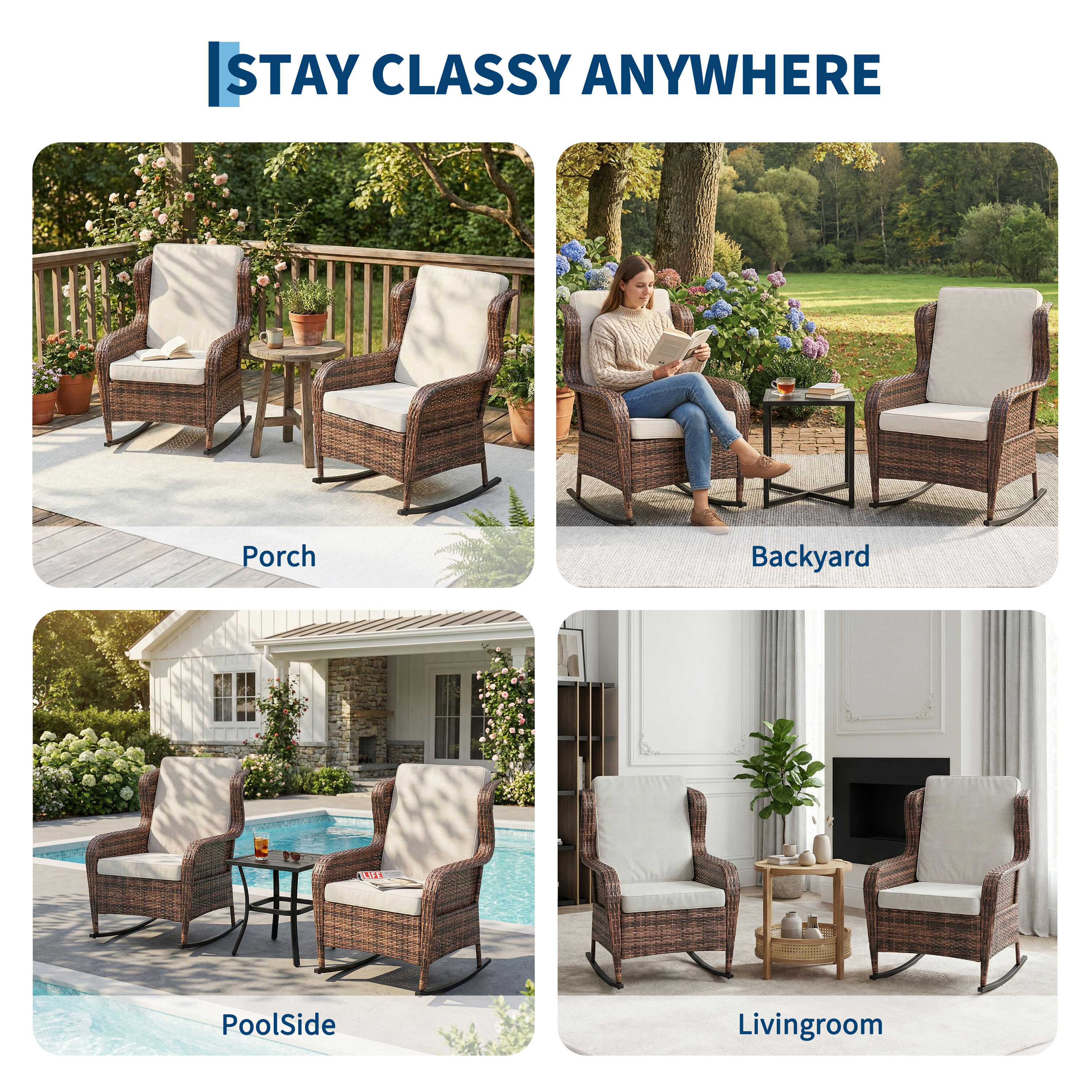 IdealHouse LW-JAS-N98U Patio-Chairs - View #4