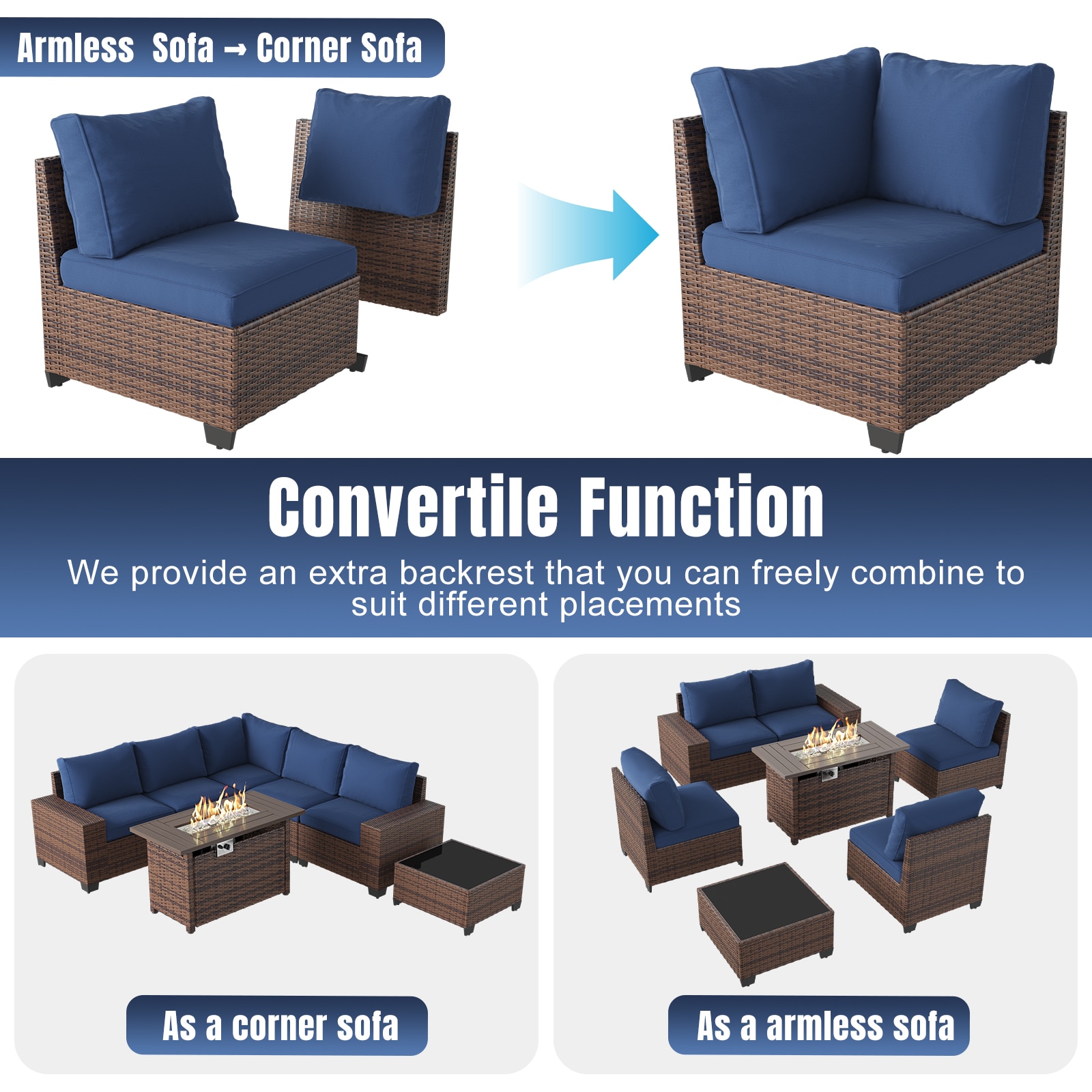 Bapipro BP3907G25 Patio-Conversation-Sets - View #5