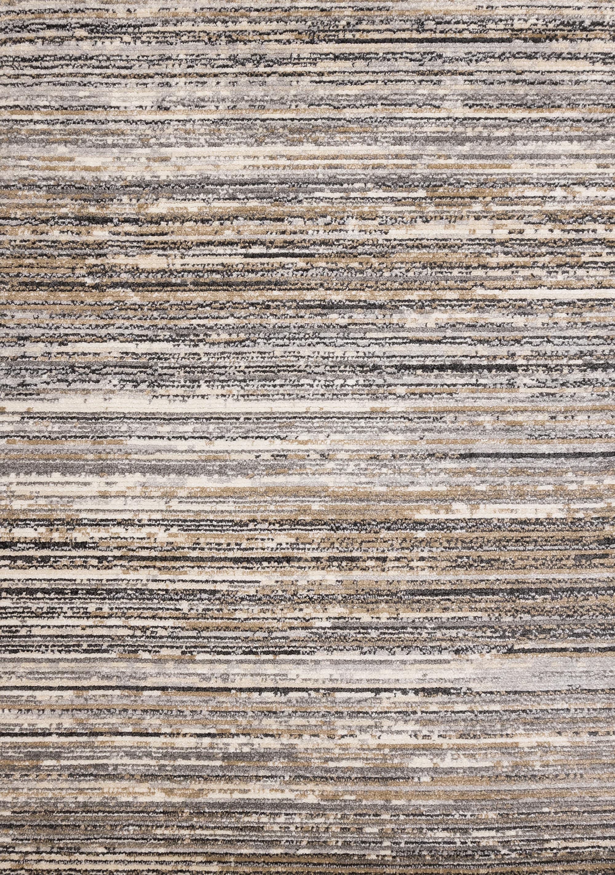 Rug Branch 5' x 8' Stripes Indoor Area Rug Grey Black Contemporary ...