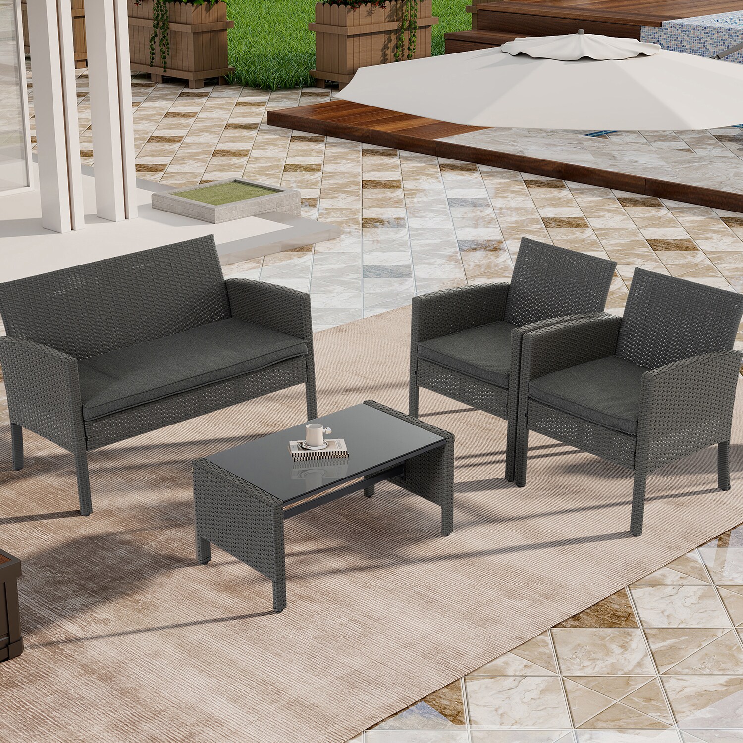 Bybafun YB6700014 Patio-Conversation-Sets - View #5