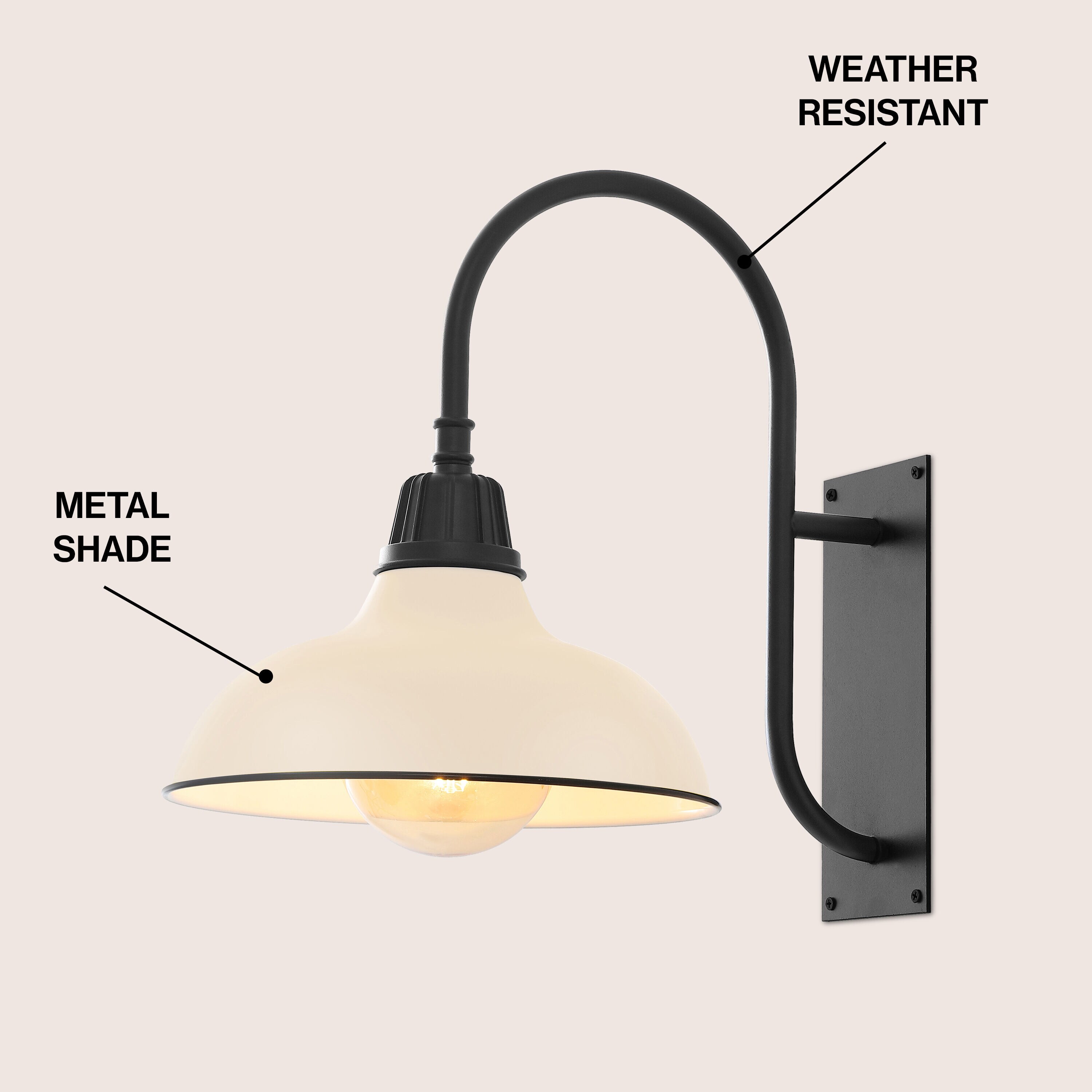 JONATHAN  Y JYL7614J Outdoor-Wall-Lighting - View #3