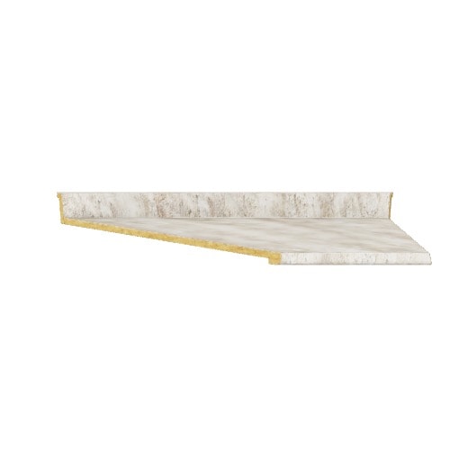 VT Dimensions Formica 6-ft 6319-fxrd Miter-Cut Laminate Kitchen Countertop VT Dimensions Formica 6-ft 6319-fxrd Miter-Cut Laminate Kitchen Countertop