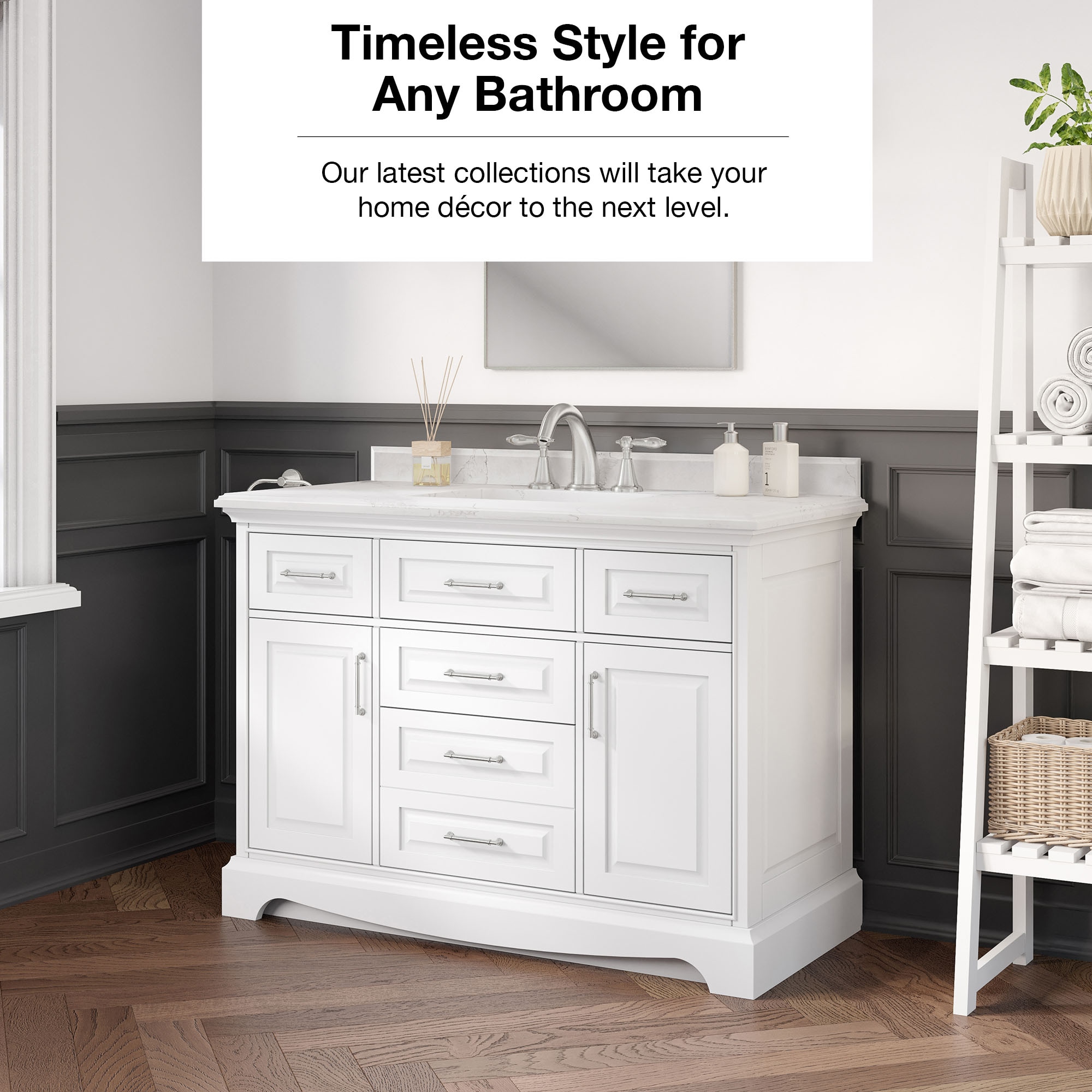 allen + roth RUTHERFURD 48W Bath-Vanity-Combo - View #3