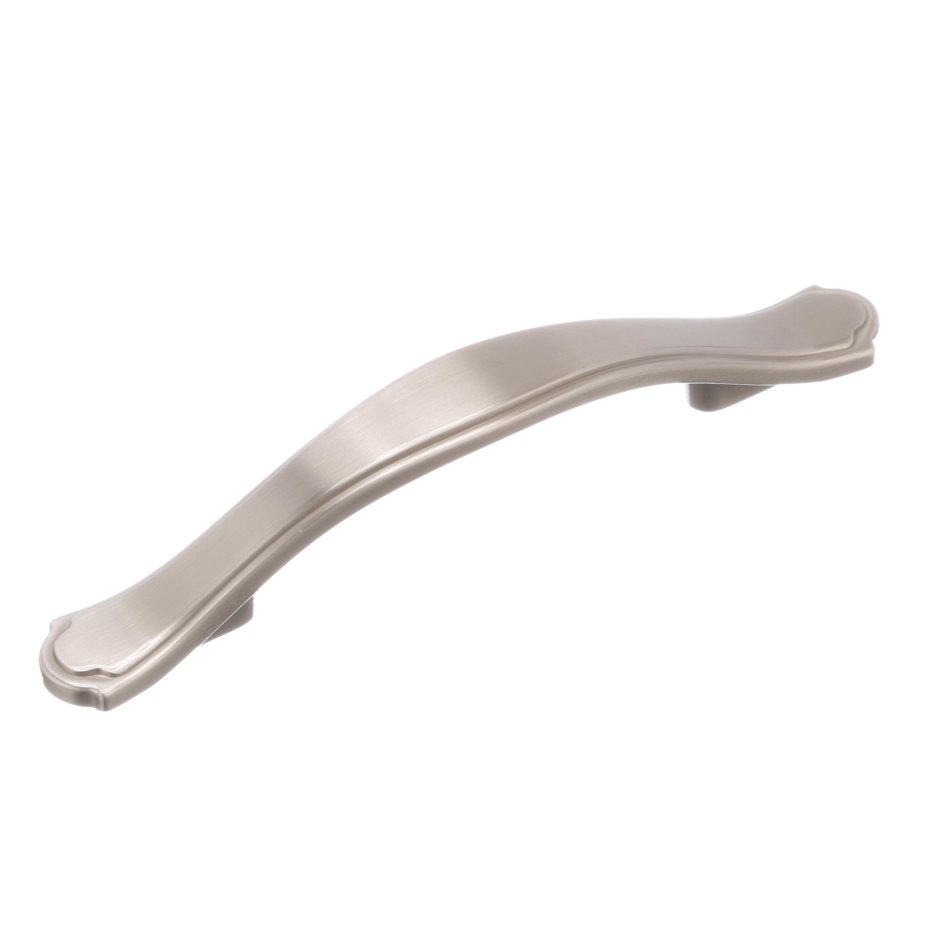 Amerock 10PK21518G10 Everyday Heritage 3-in , 76mm Center to Center Satin Nickel Arch Handle 10 -Pack