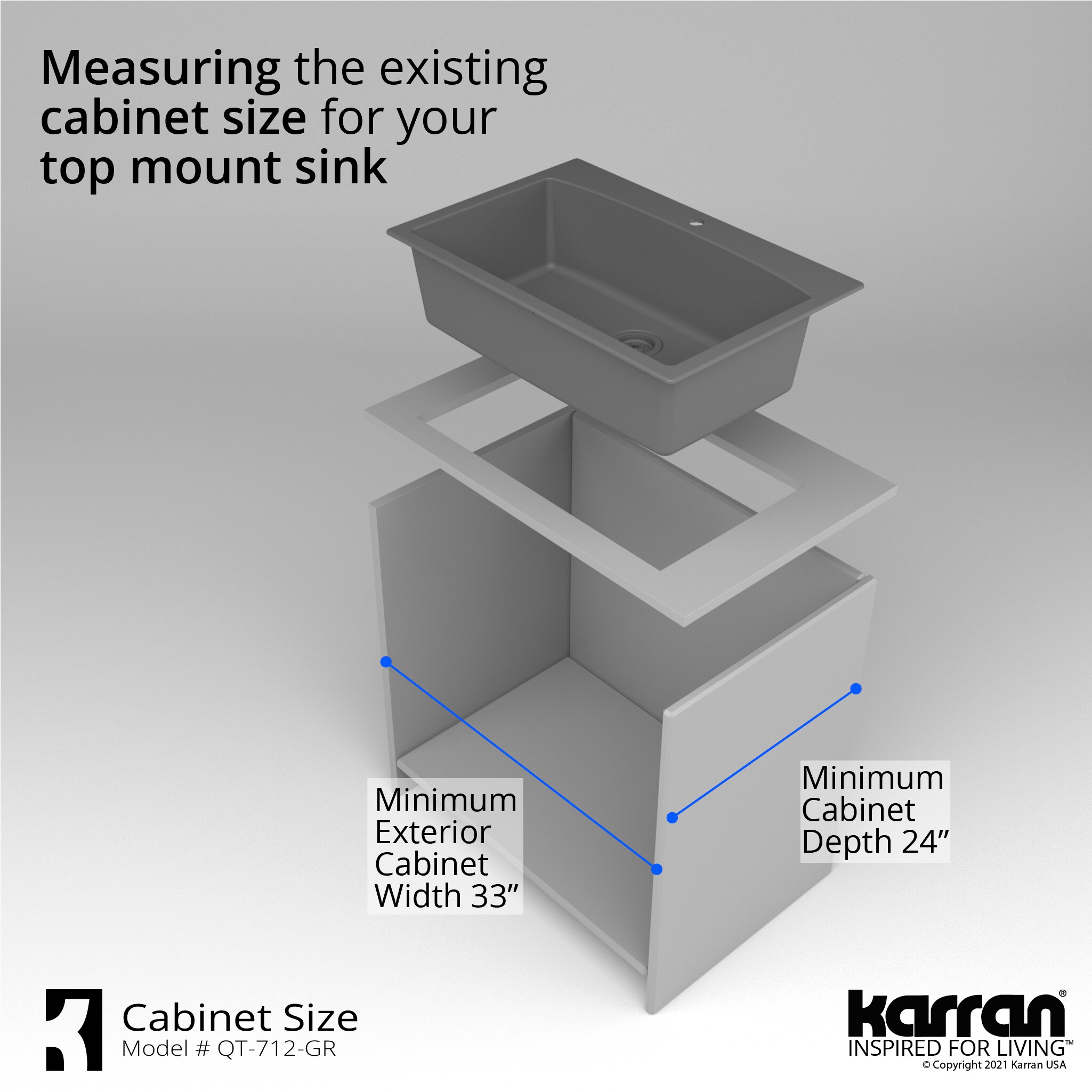 Karran QT-712-GR Kitchen-Sinks - View #9