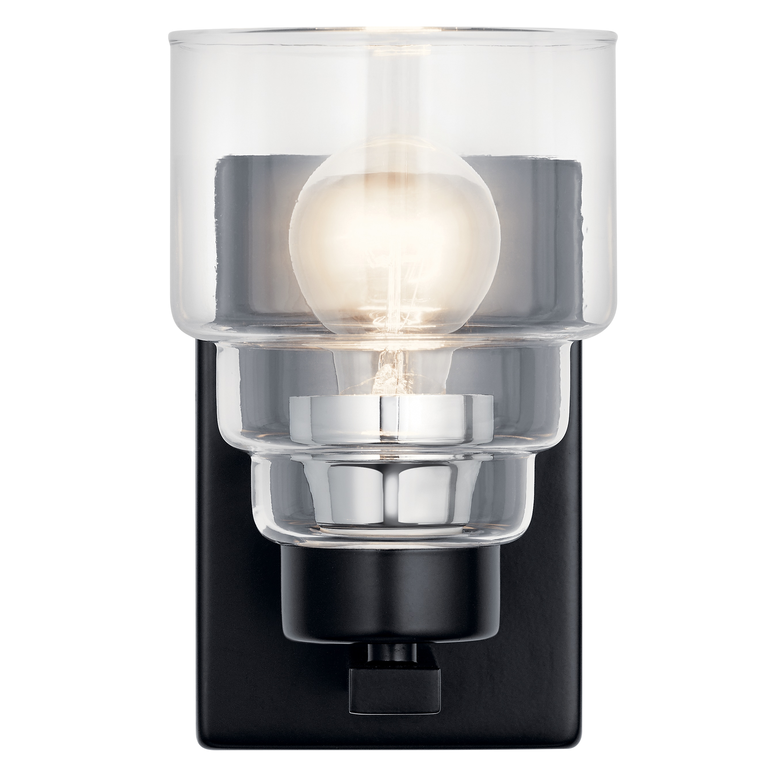 Kichler 55010BK Vionnet 5-in 1 -Light Black Transitional Vanity light