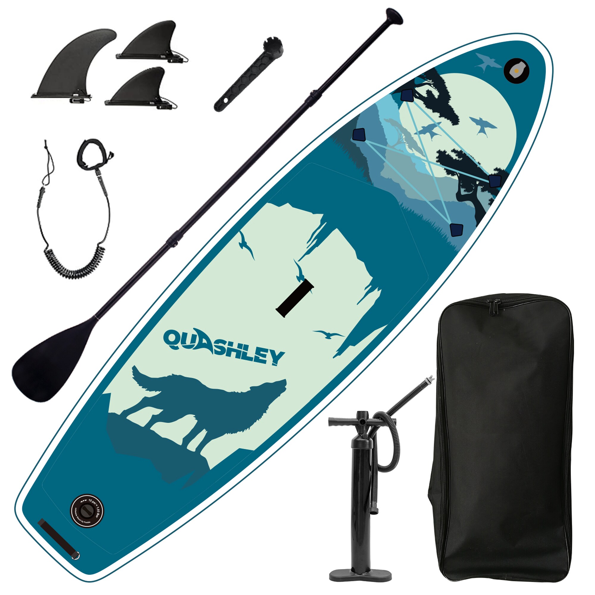 Gaierptone CRXD28A41MH Inflatable Stand Up Paddle Board 9.8-ft Inflatable Stand Up Paddle Board