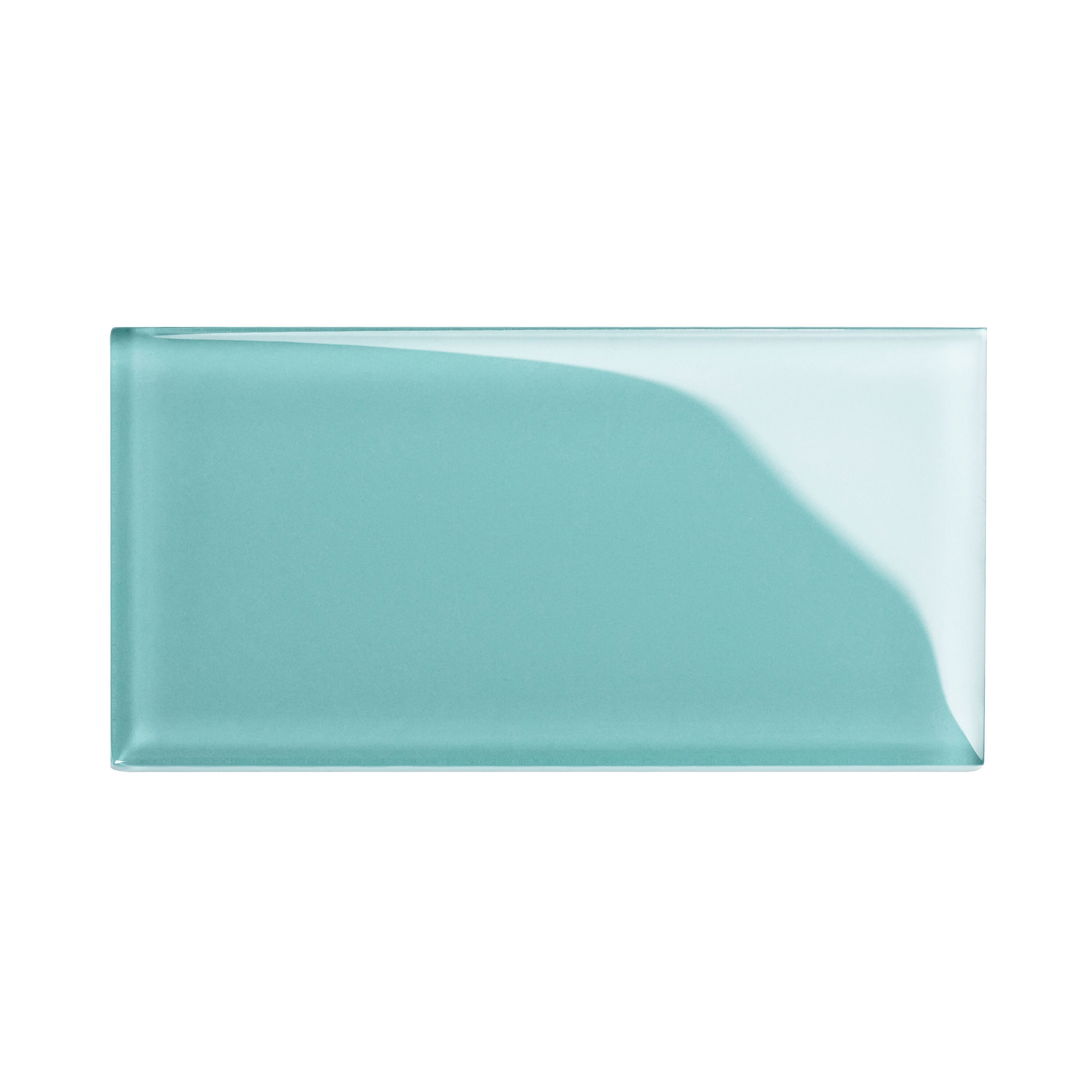 Giorbello Sample 3x6 Glass Subway Tiles Teal 3 In X 6 In Glossy Glass Brick Subway Glue