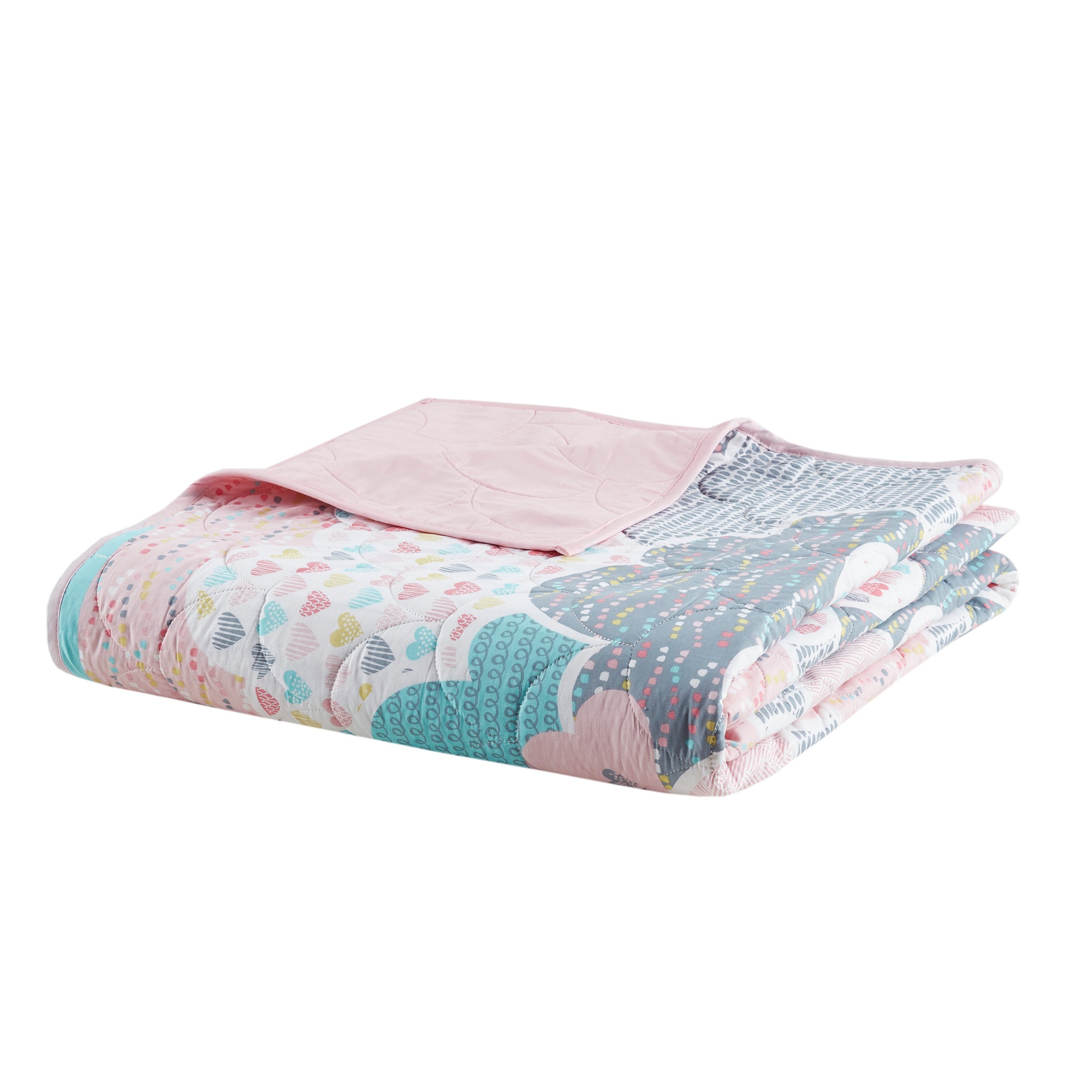 Urban Habitat Kids 4-Piece Pink Twin Quilt Set UHK13-0015 at Lowes.com