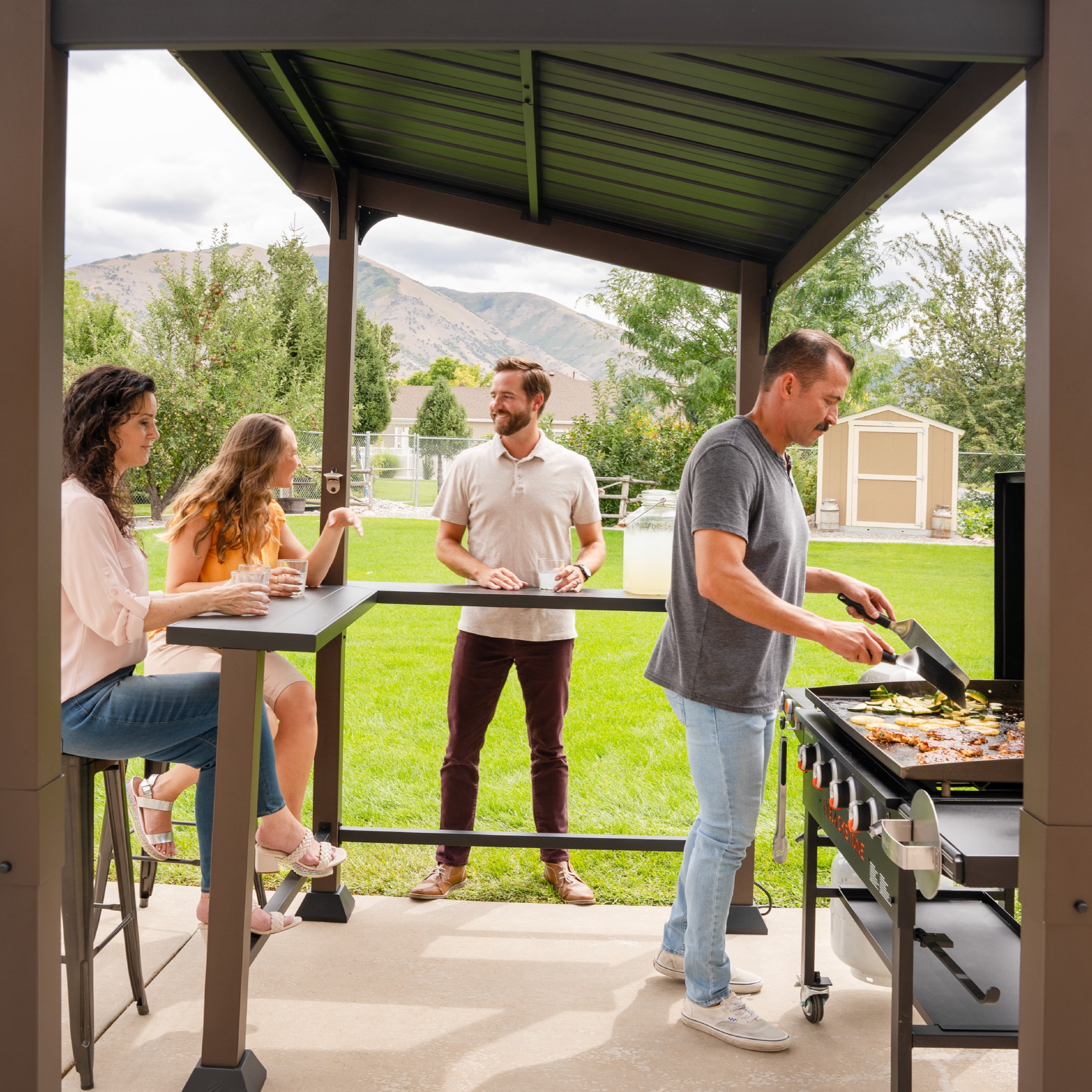 Blackstone 6001 Wood-Resin-Gazebos - View #8