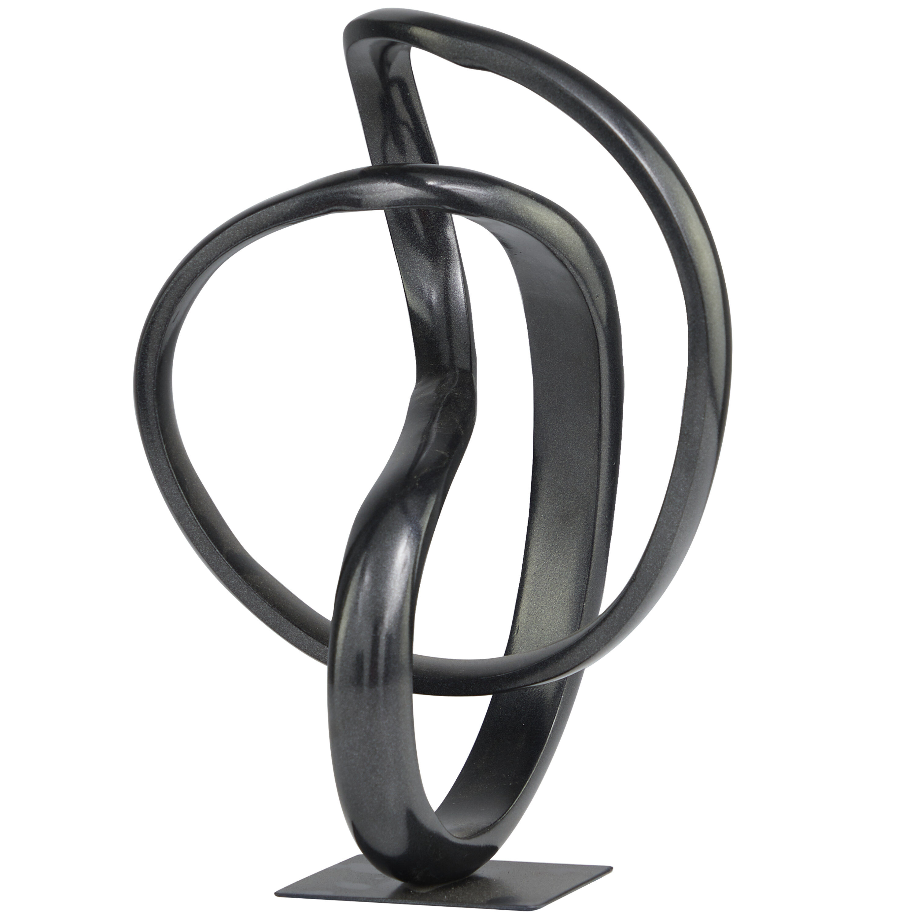 Grayson Lane 820163 Gray Aluminum Modern Sculpture