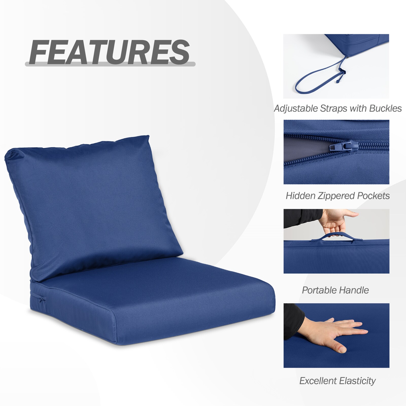 Aoodor A292-PDEDE Patio-Furniture-Cushions - View #5