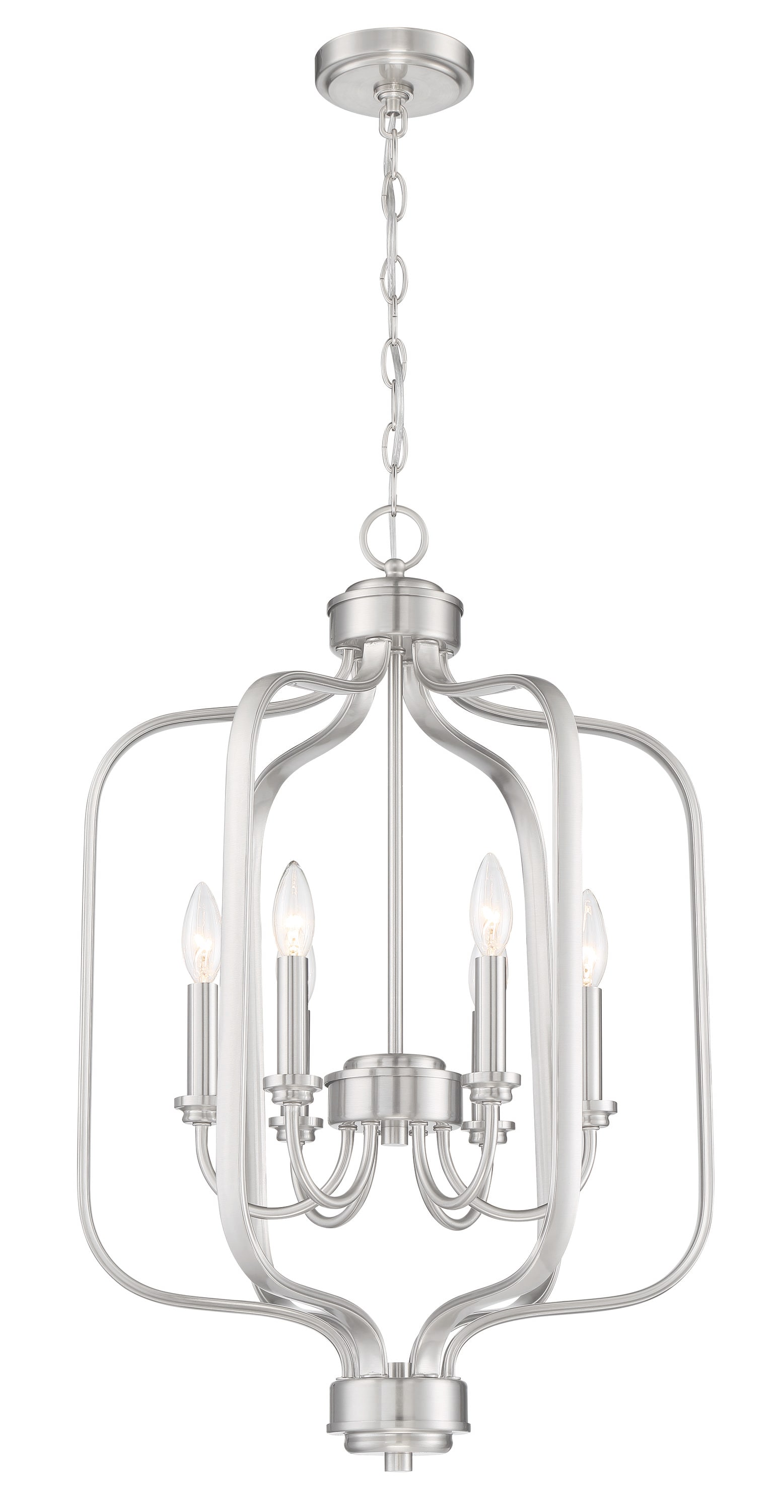 Craftmade Bolden 6-Light Brushed Nickel Transitional Dry rated ...