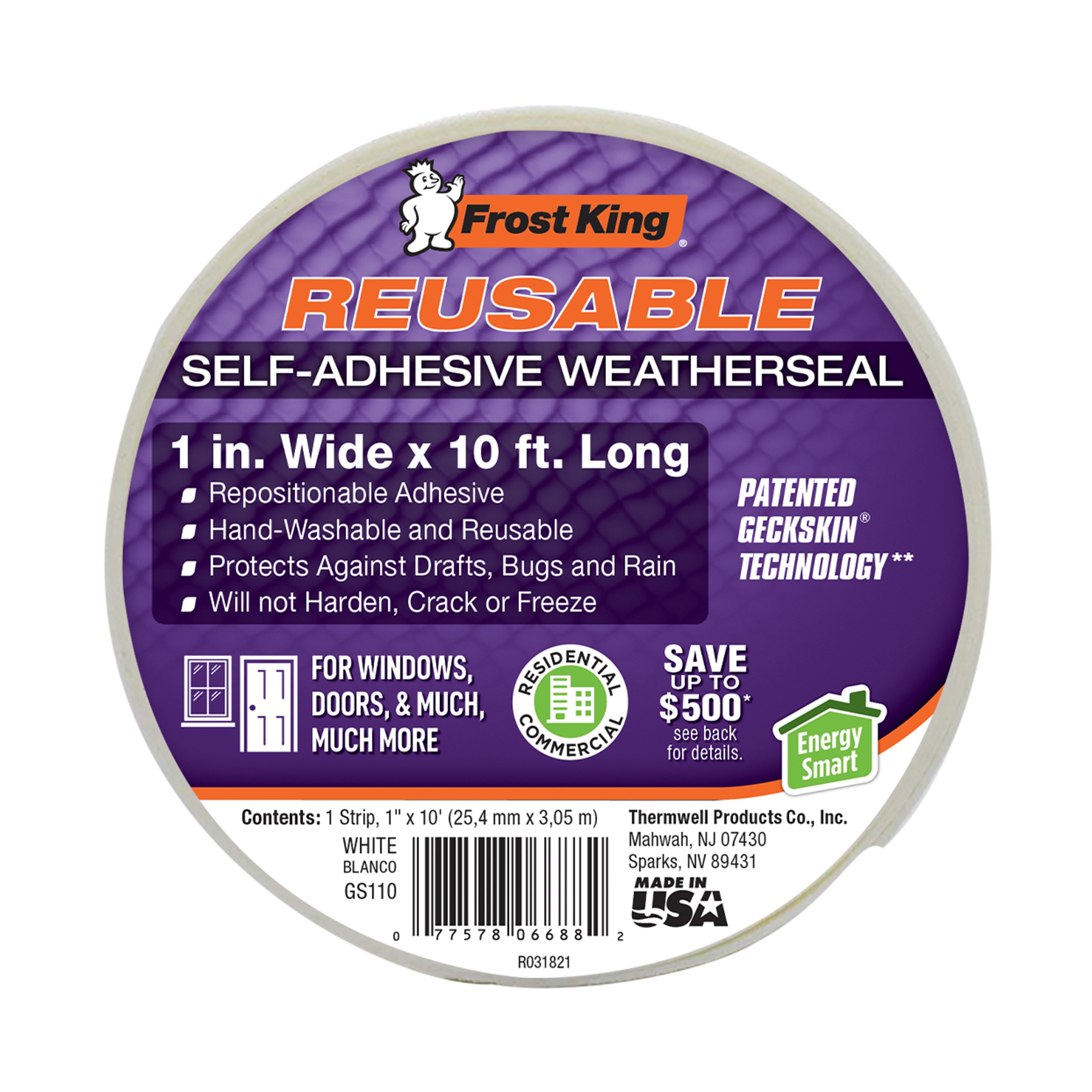 Frost King 30-ft x 1-1/4-in x 3/16-in Grey Foam Door Weatherstrip