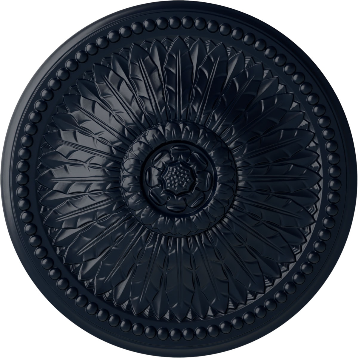 Ekena Millwork CM29SPMDF Springtime 29.375-in W x 29.375-in L Midnight Dream Polyurethane Ceiling Medallion