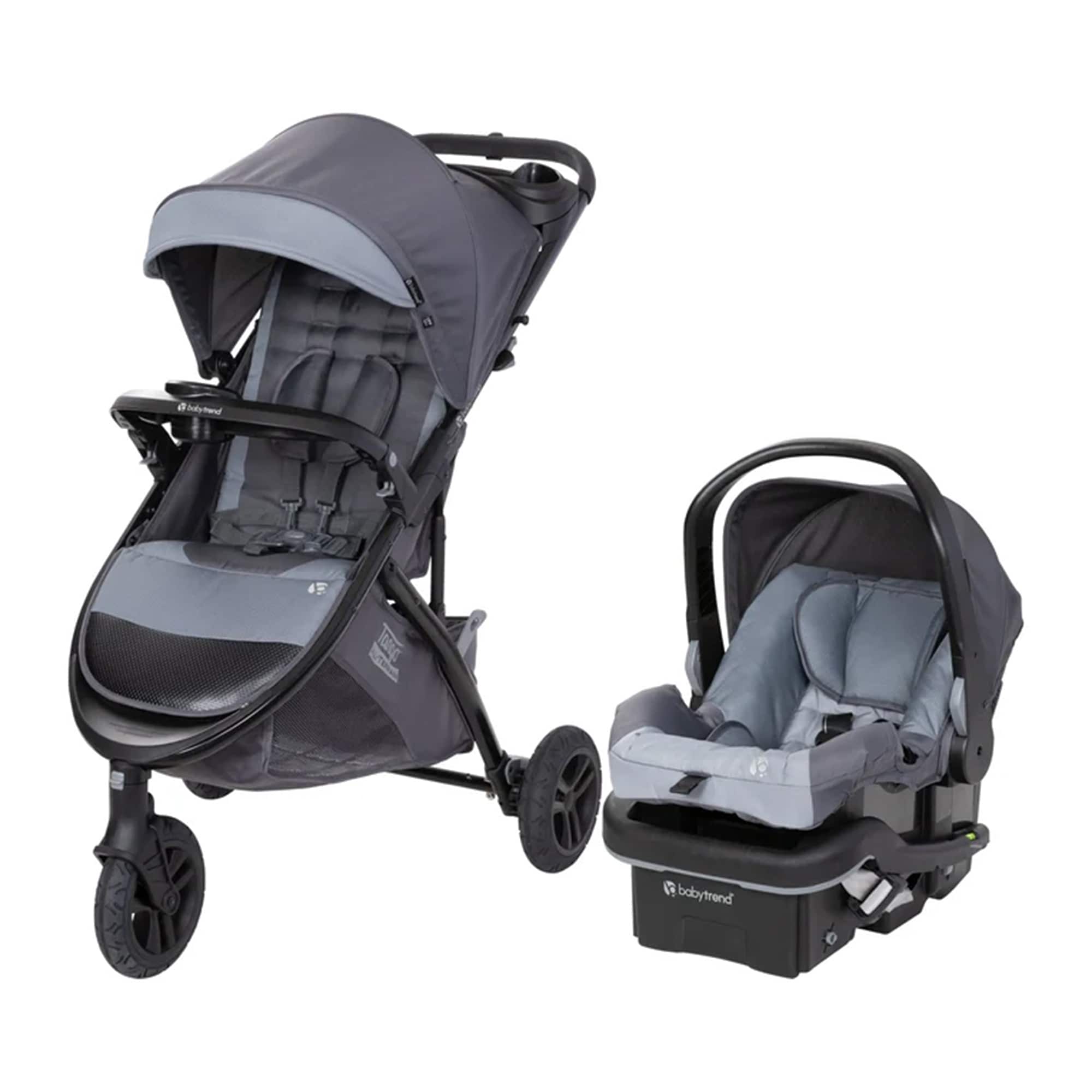 Baby Trend Tango 3 Wheel Stroller Travel System w/ EZ-Lift Plus Infant Car Seat #TS08D13B