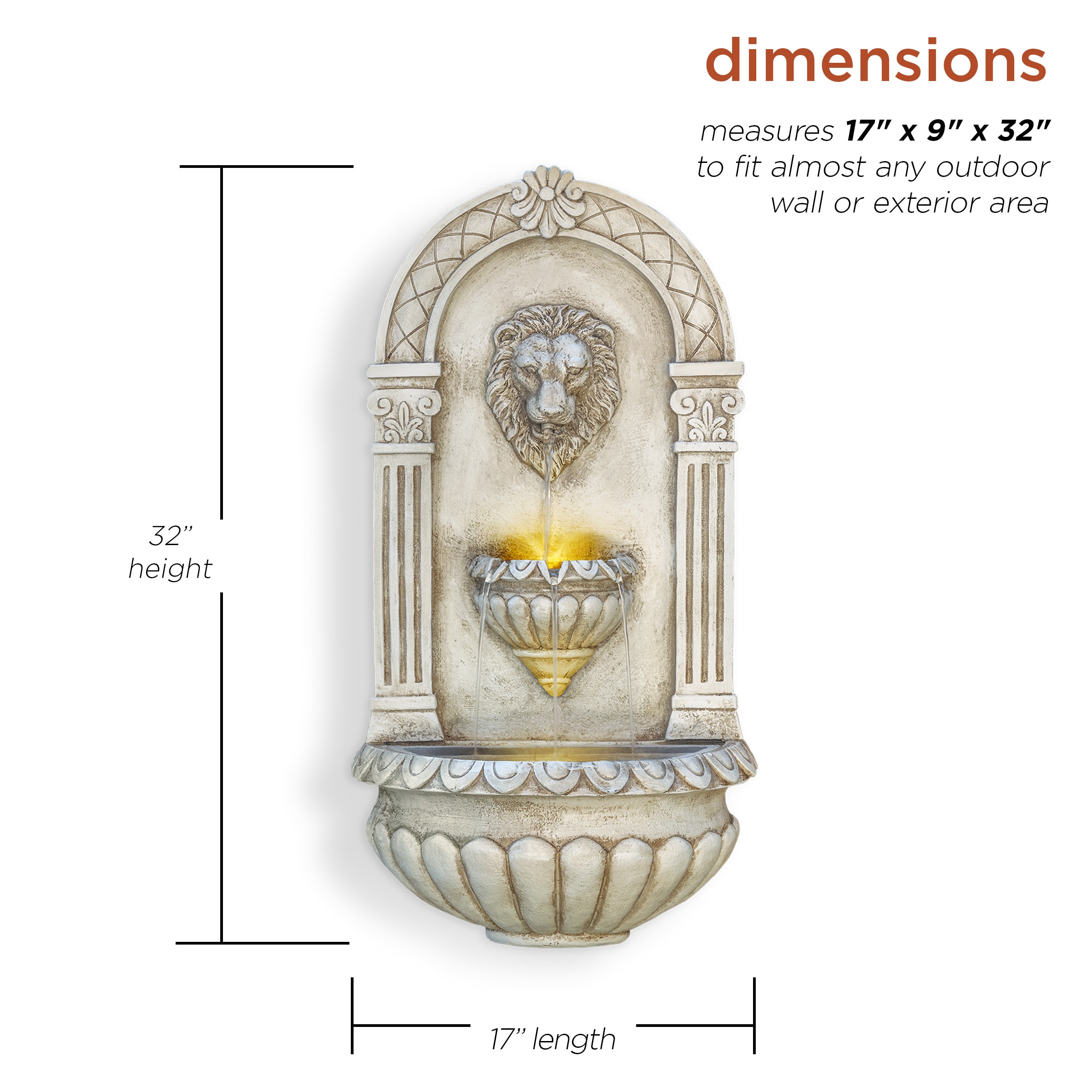 Alpine Corporation TZL160 fountains - View #3