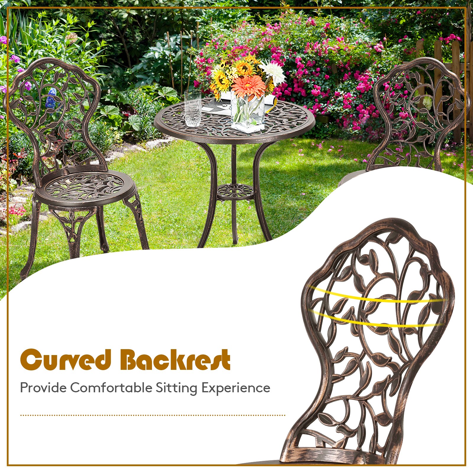 WELLFOR DOGN70770 Patio-Conversation-Sets - View #10