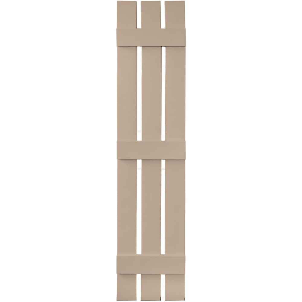 Vantage V5371263023 11.875-in W x 63-in H Wicker Spaced Exterior Shutters