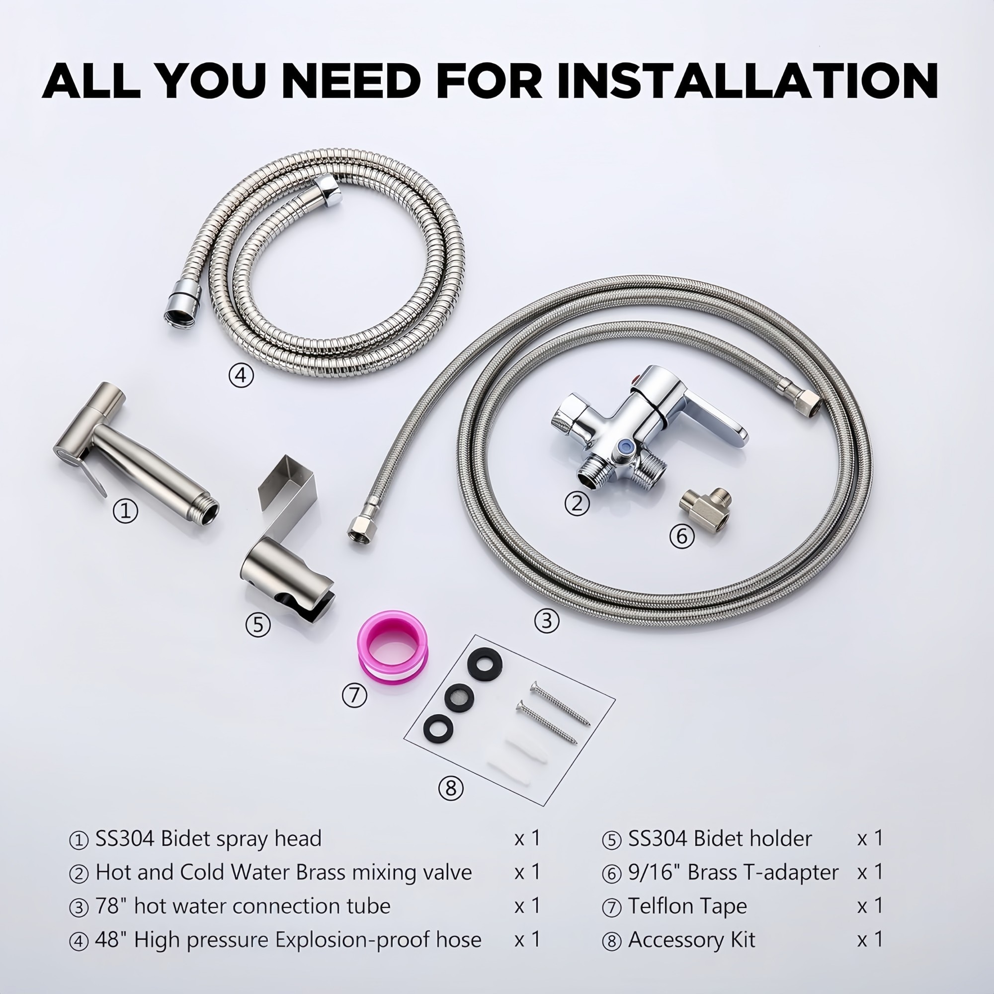 Numhew NHMAX15437 Bidet-Attachments - View #2