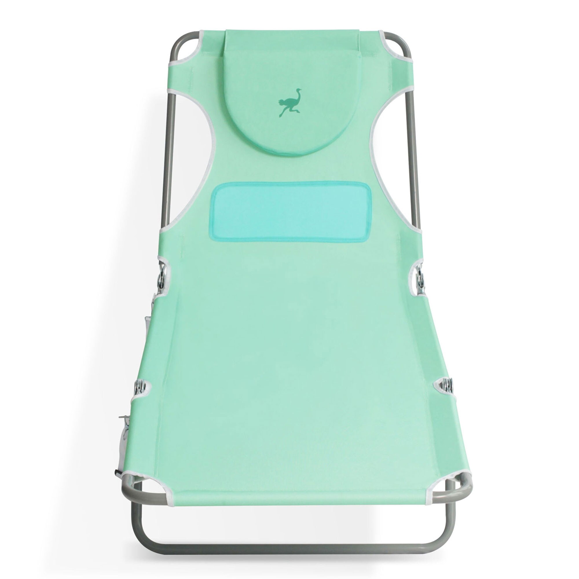Teal Deluxe Padded 3N1 Reclining Chaise Lounge Chair
