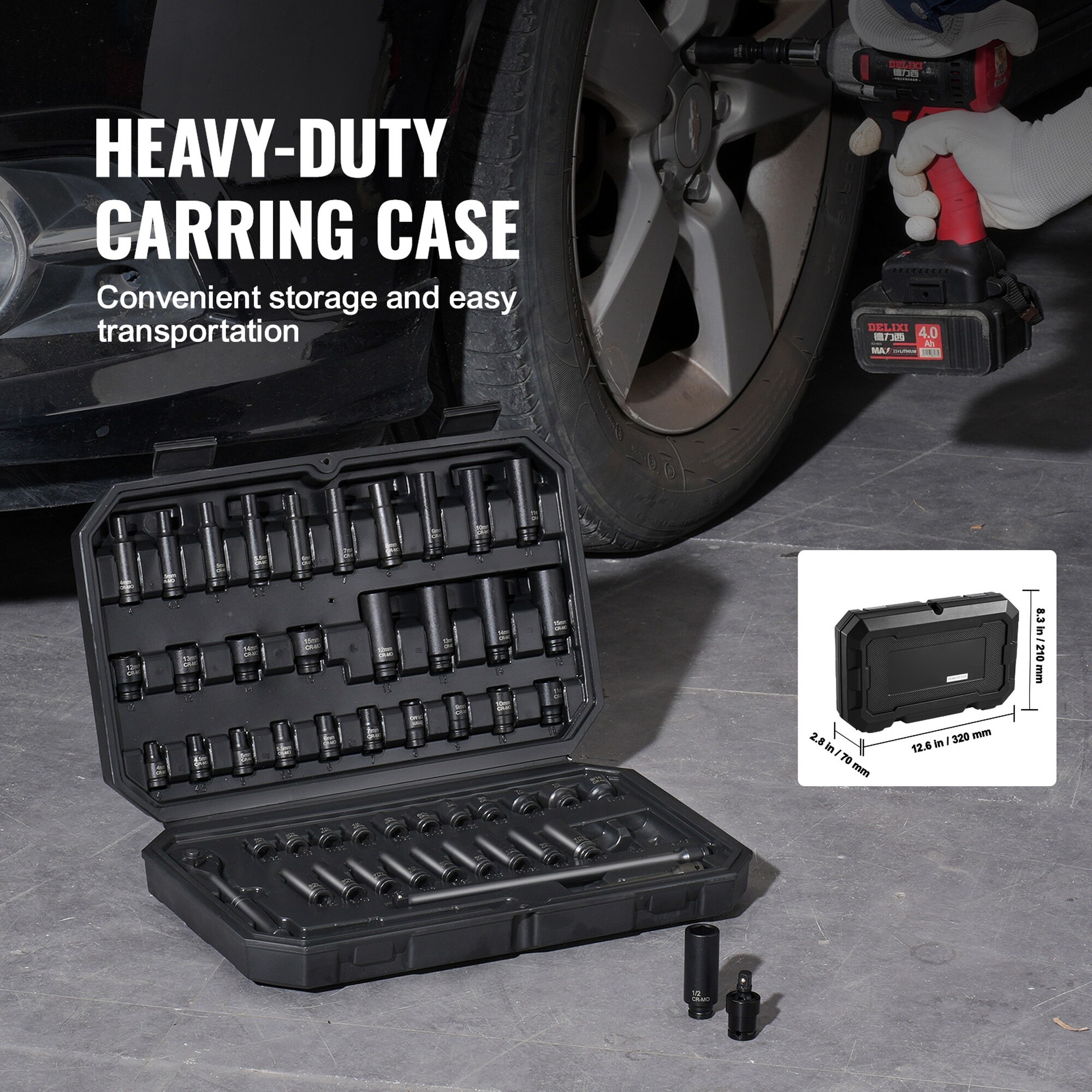 HyperDrop Cart B-7M9P2L9C9E9T Impact-Socket-Sets - View #2