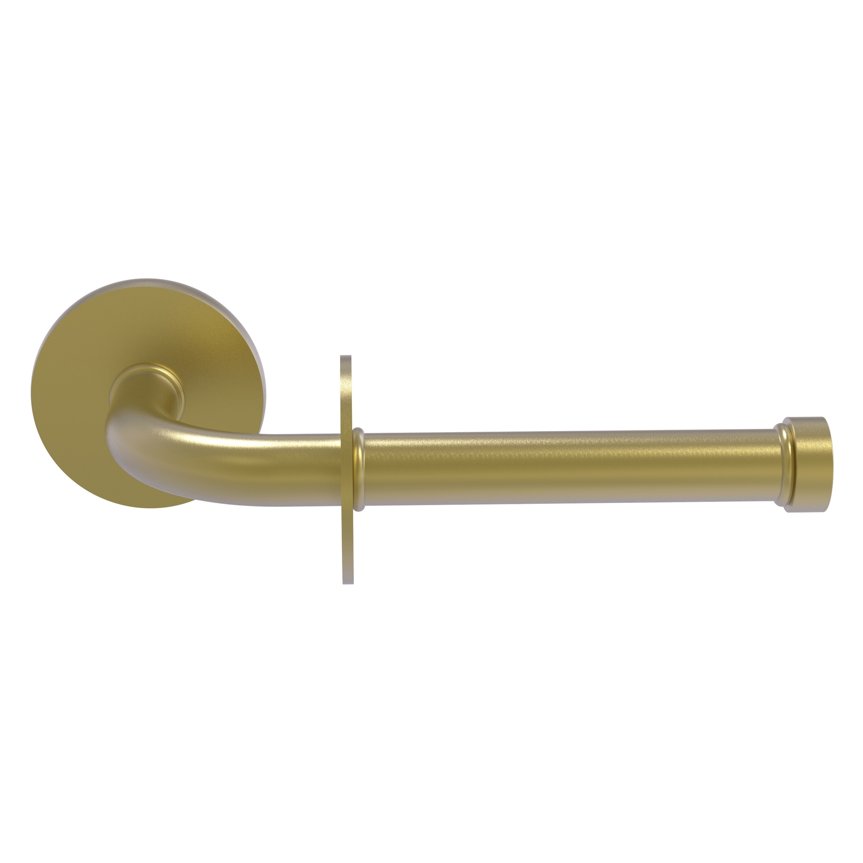 Allied Brass RM-24E-SBR Remi Satin Brass Wall mount Single post Toilet Paper Holder 1 -Rolls with Storage