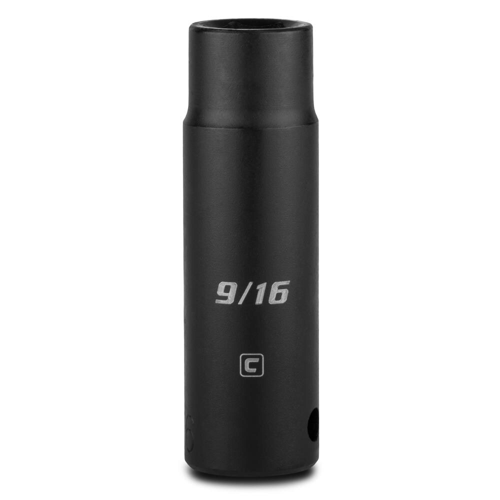 Capri Tools CP55254 Standard (SAE) 1/2-in Drive 9/16-in 6-point Impact Socket Individual