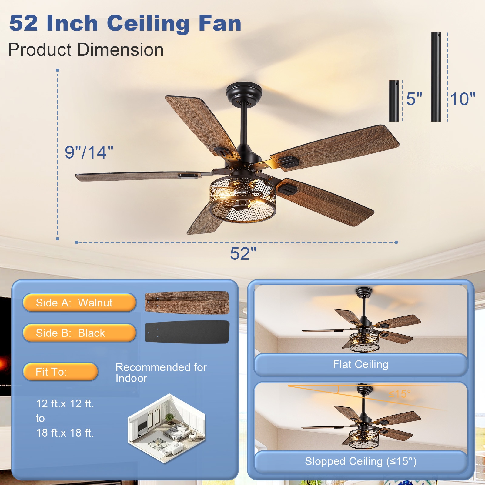 Dovanpaul 189-38C-BK-LW Ceiling-Fans - View #6