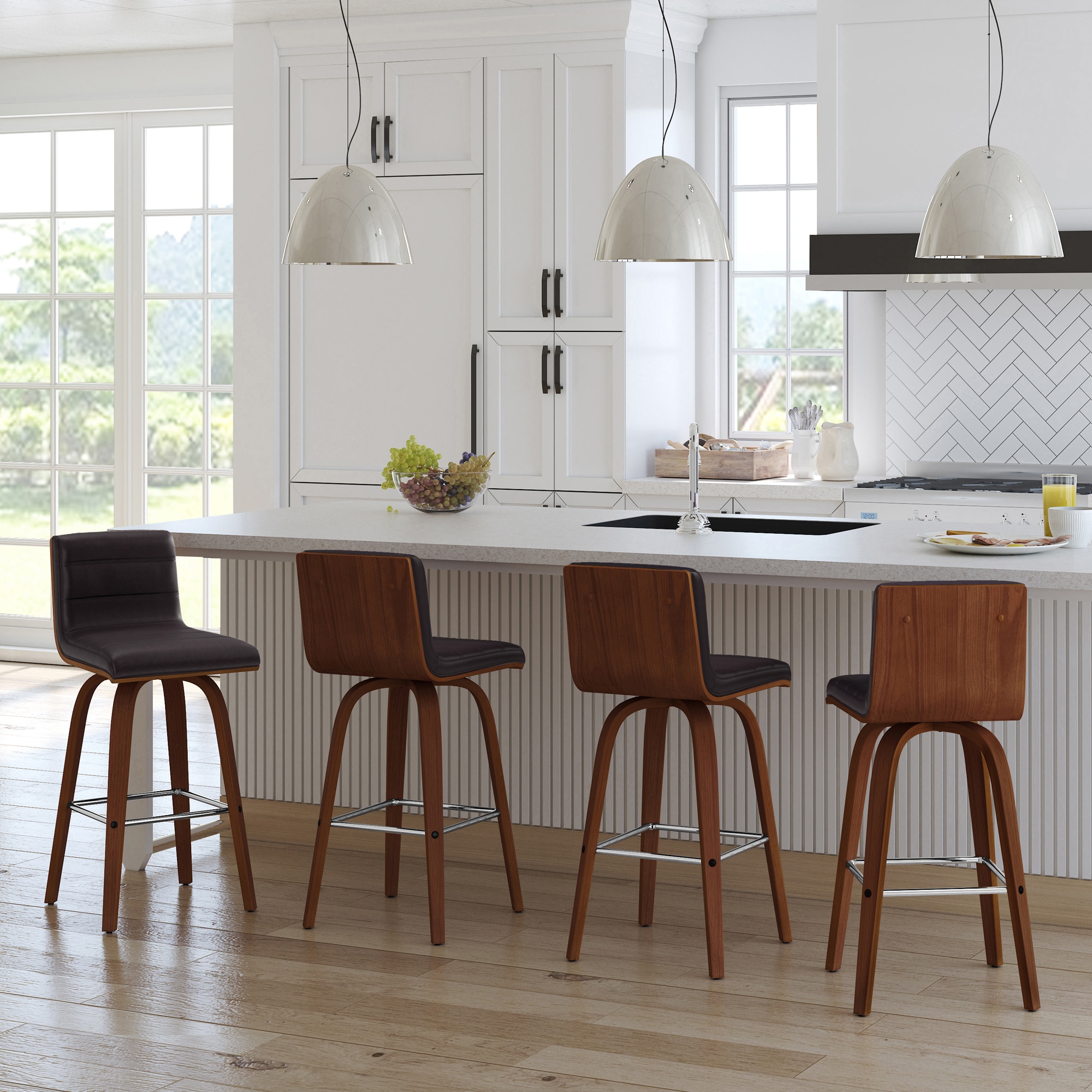 Armen Living LCVIBABRWA26 stools - View #9