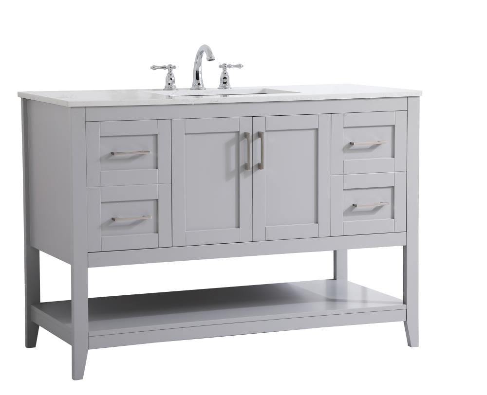 Elegant Decor FI48048GR Bath-Vanity-Combo - View #3