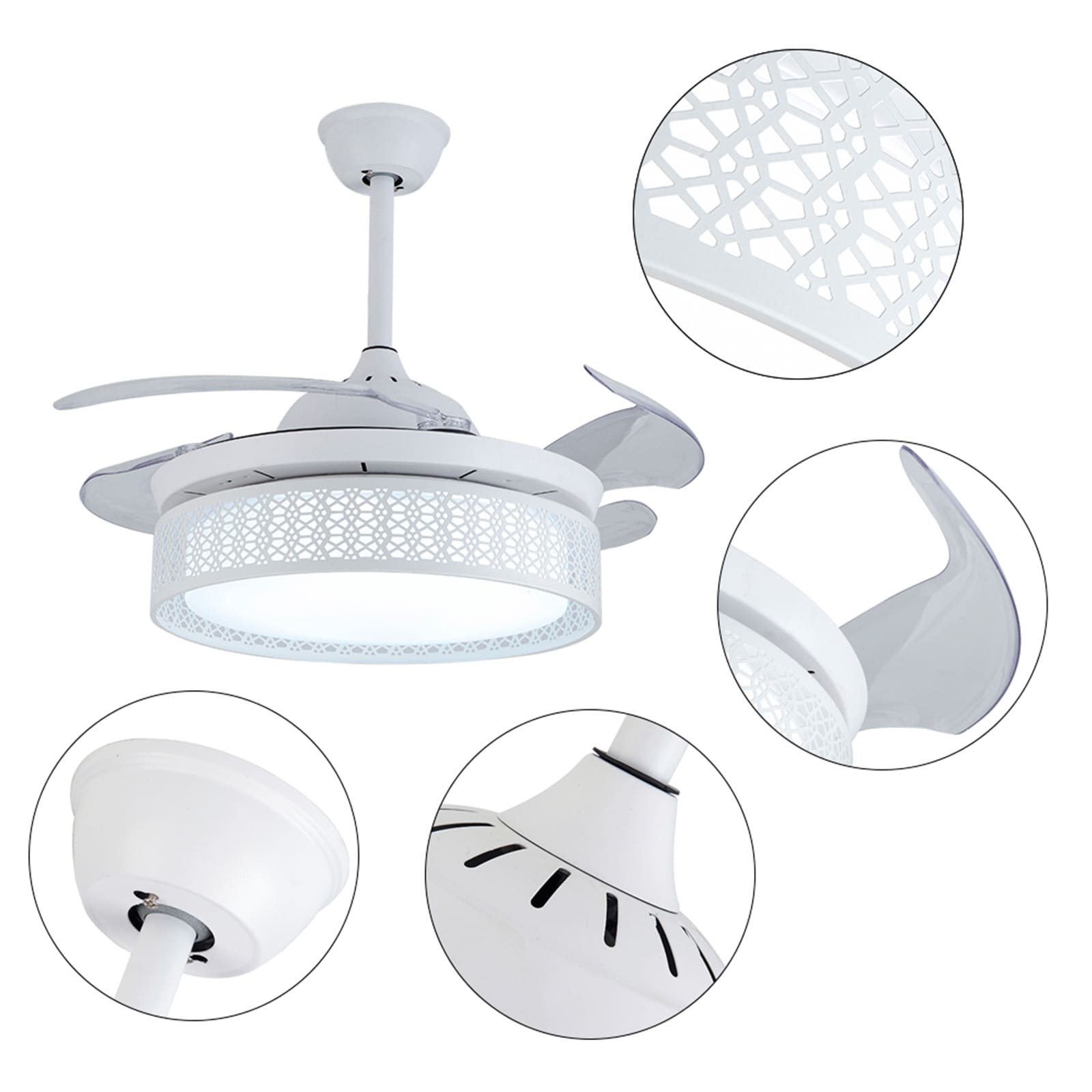 Oukaning HG-HSYXF-4336-US Ceiling-Fans - View #5
